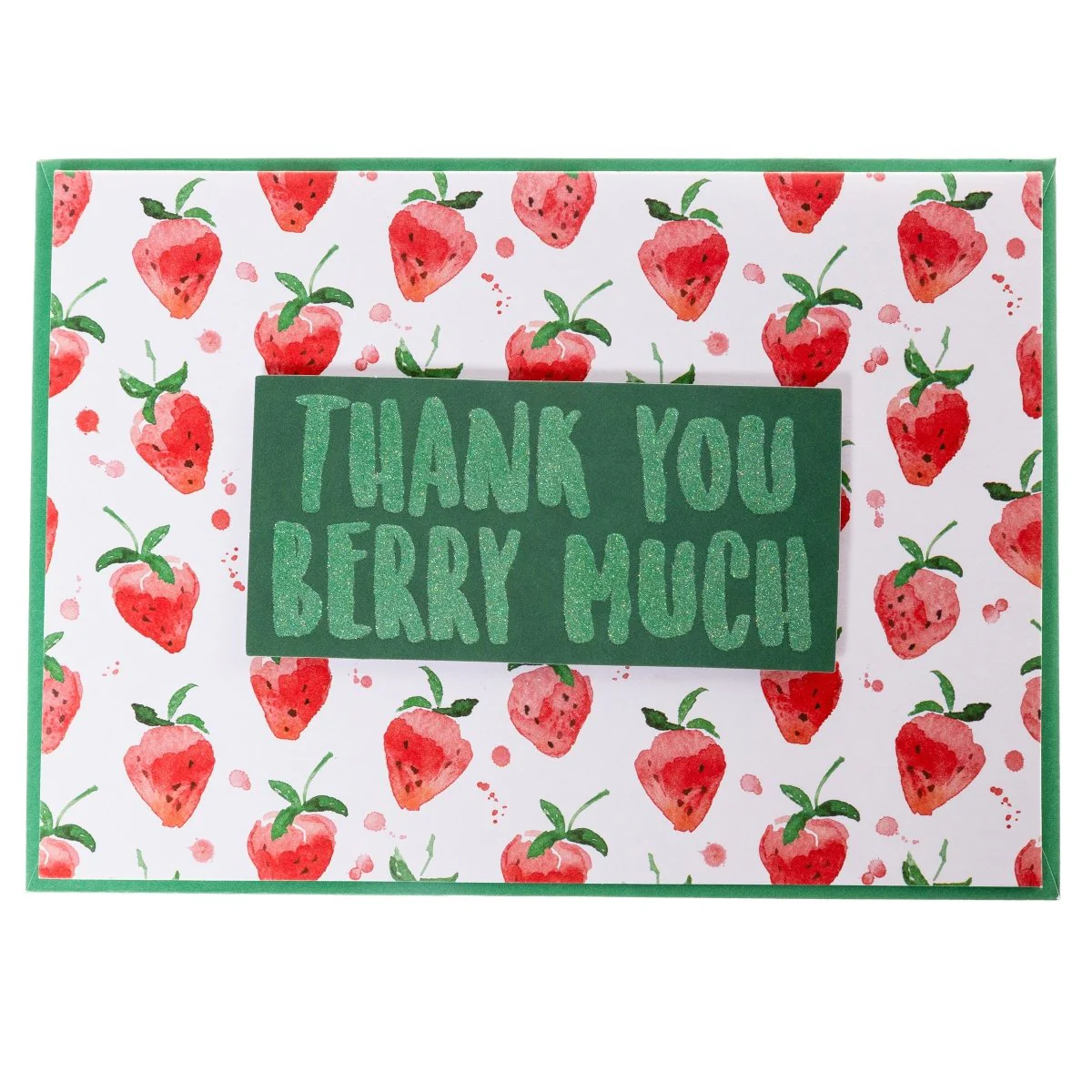 Thank You Berry Much Thank You Handmade Card - Image 4