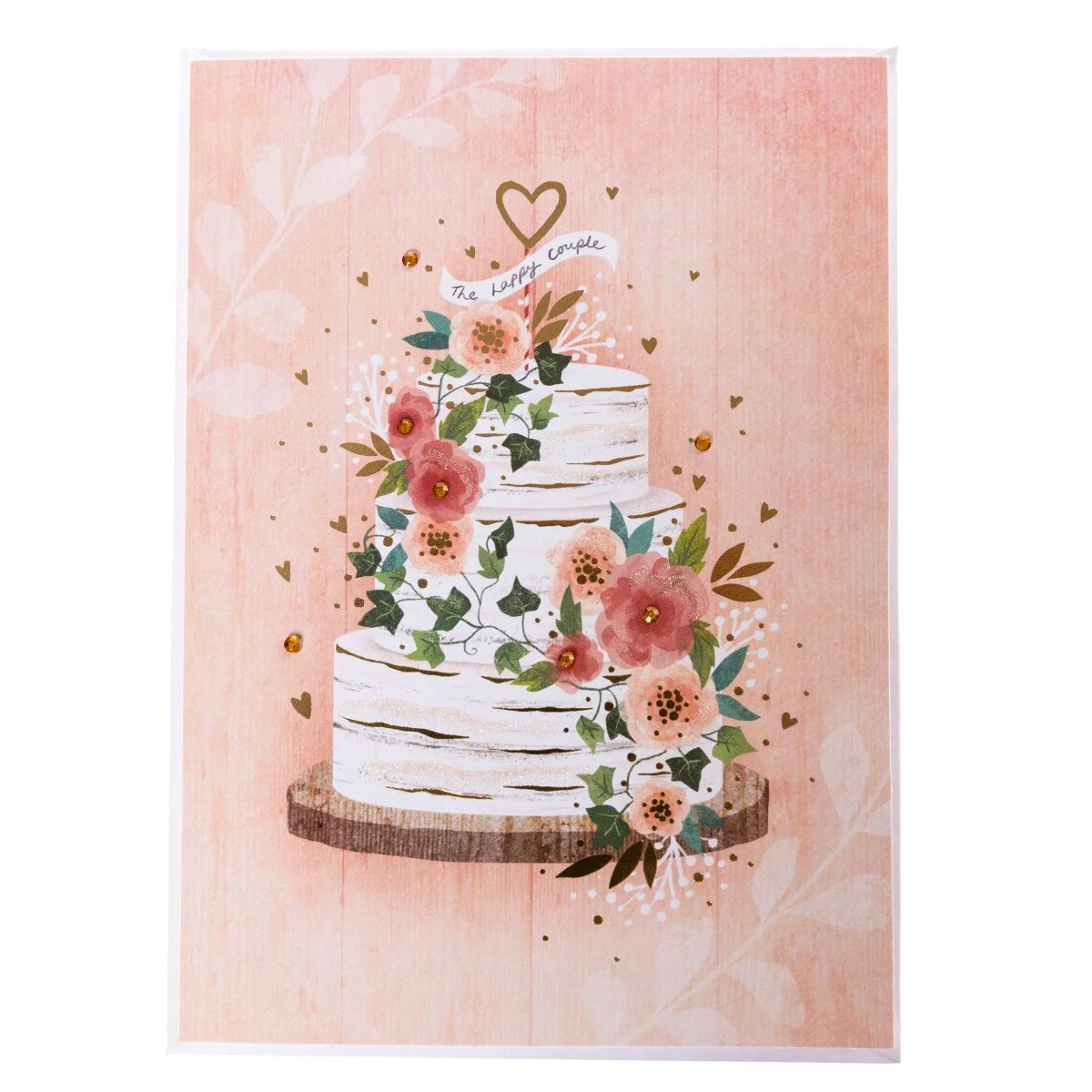 Happy Couple Wedding Handmade Card - Image 4