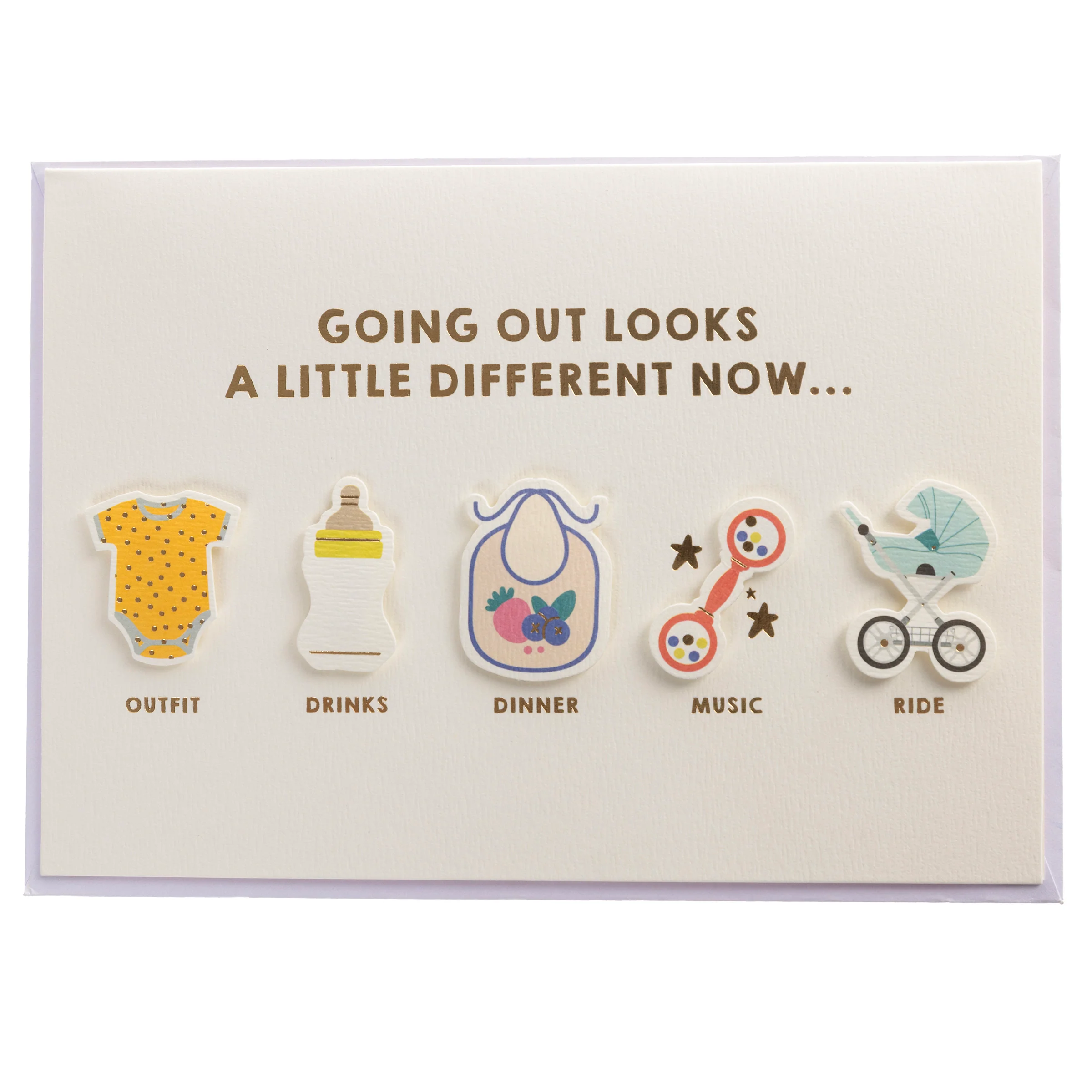 Going Out Baby Handmade Card - Image 4
