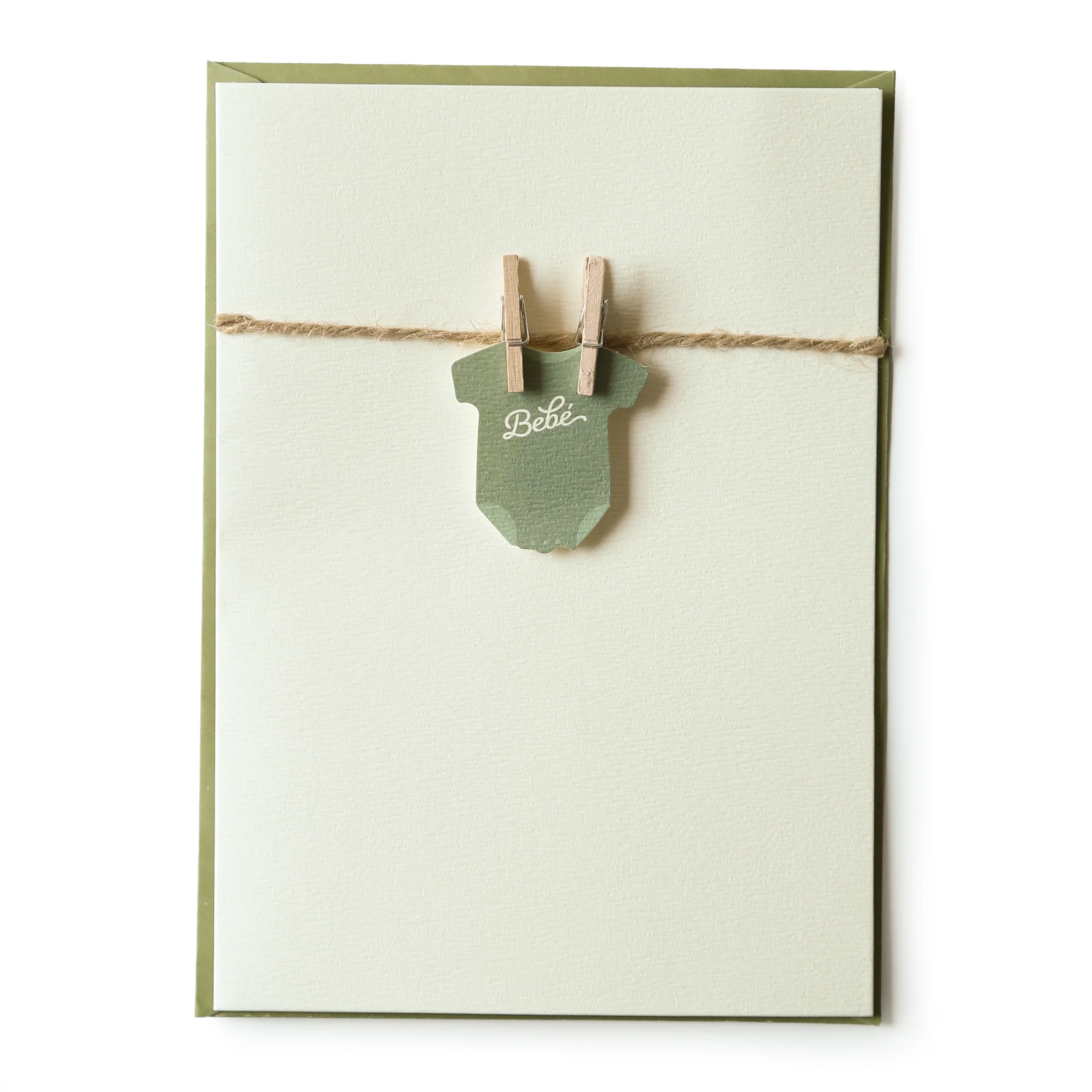 Onesie Spanish Handmade Card - Image 3