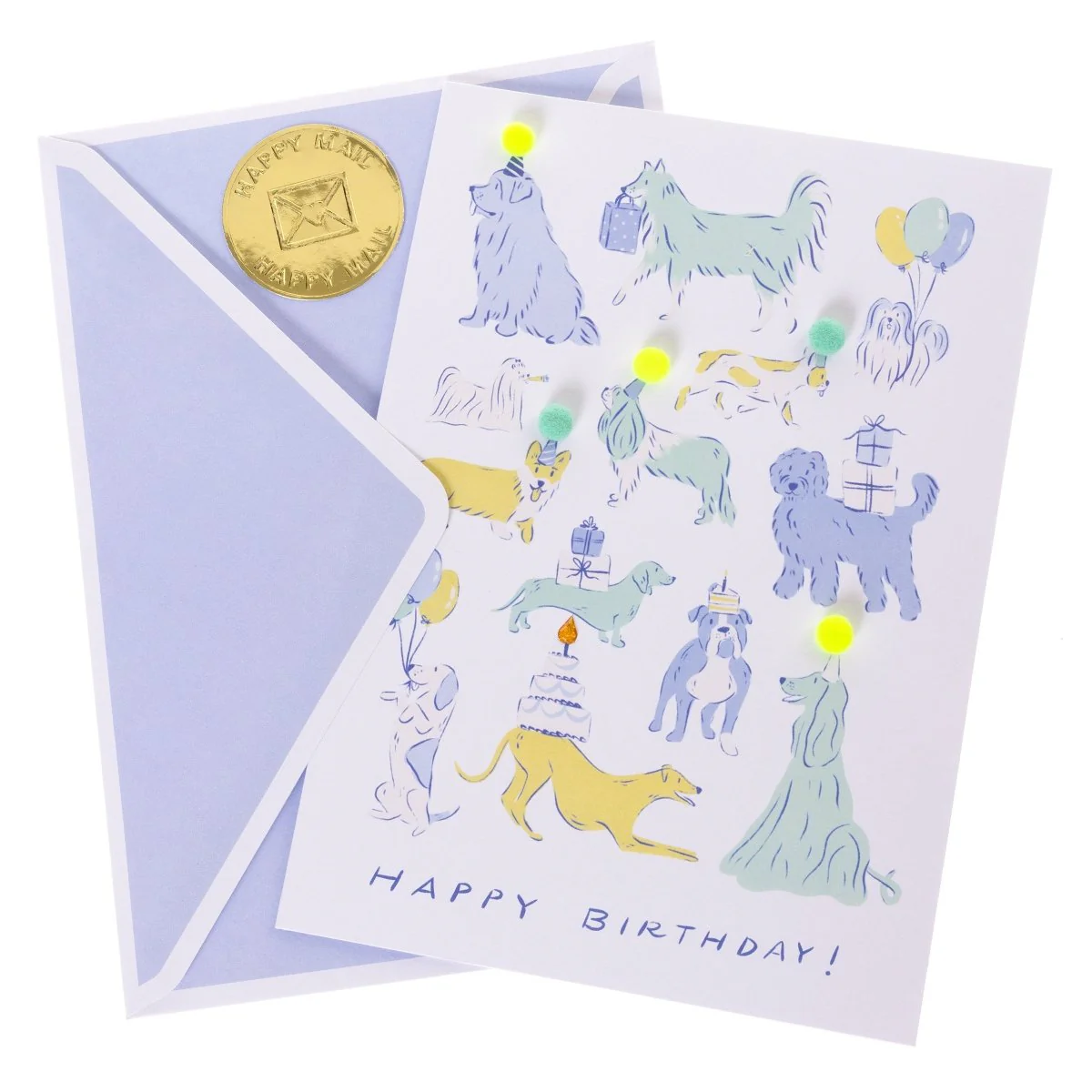Pastel Dogs Handmade Card