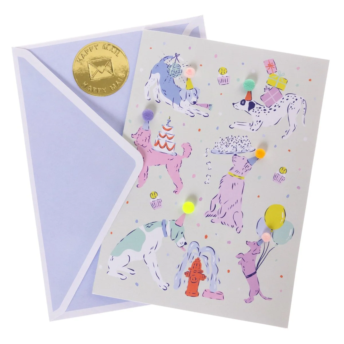 Party Dogs Handmade Card