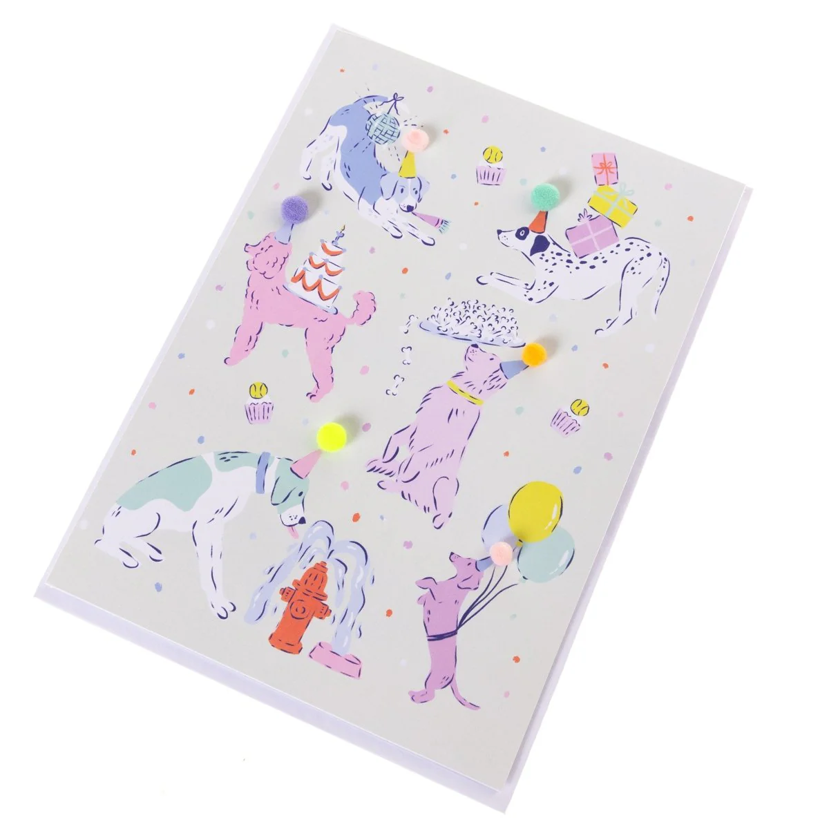 Party Dogs Handmade Card - Image 3