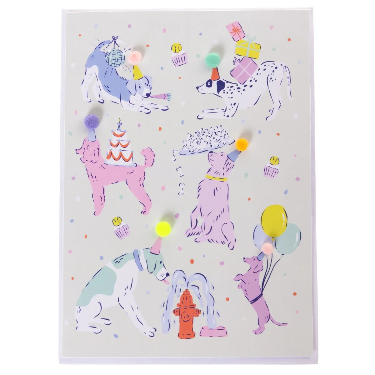 Party Dogs Handmade Card - Image 4