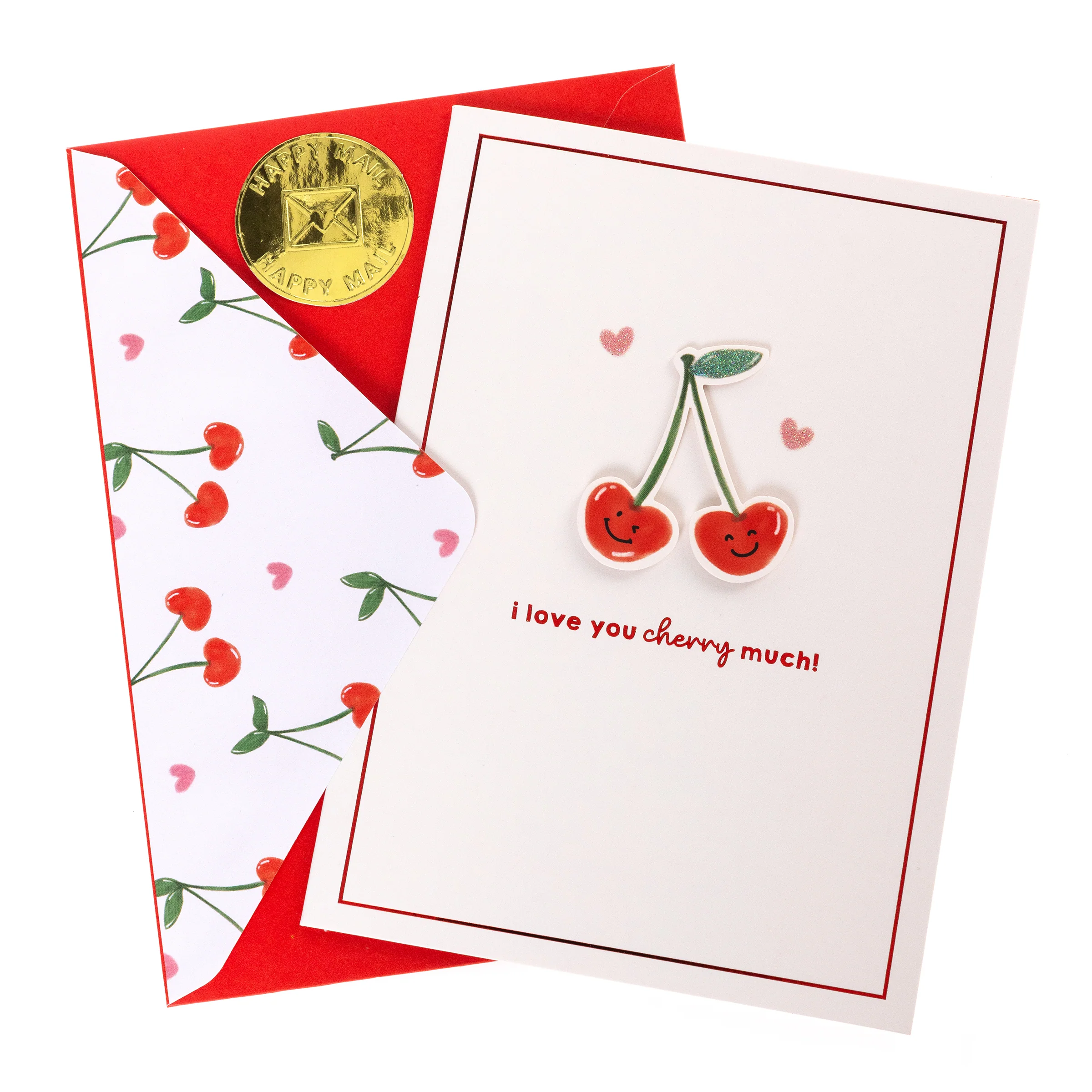 Cherries Handmade Card
