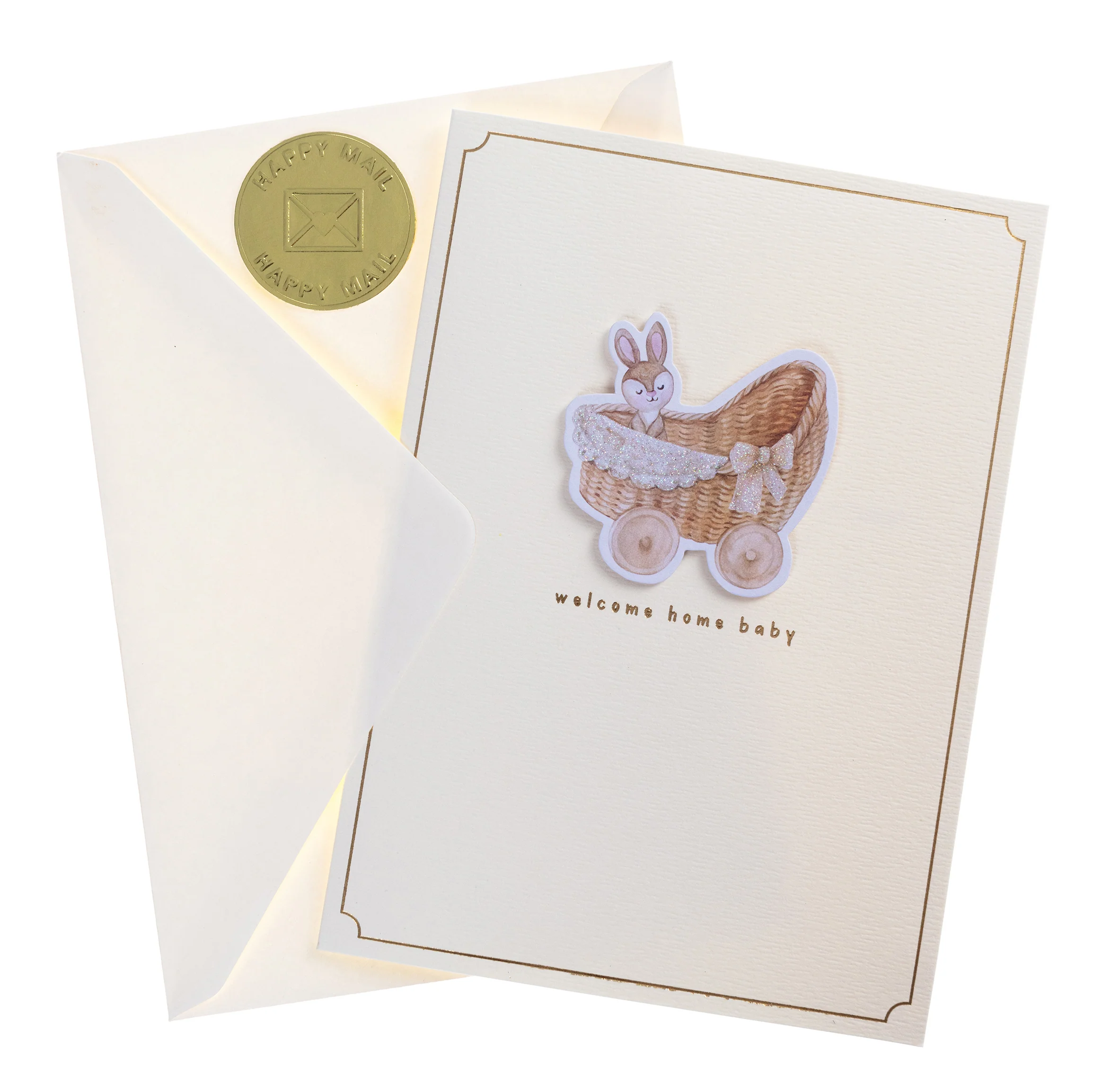 Bunny Baby Handmade Card