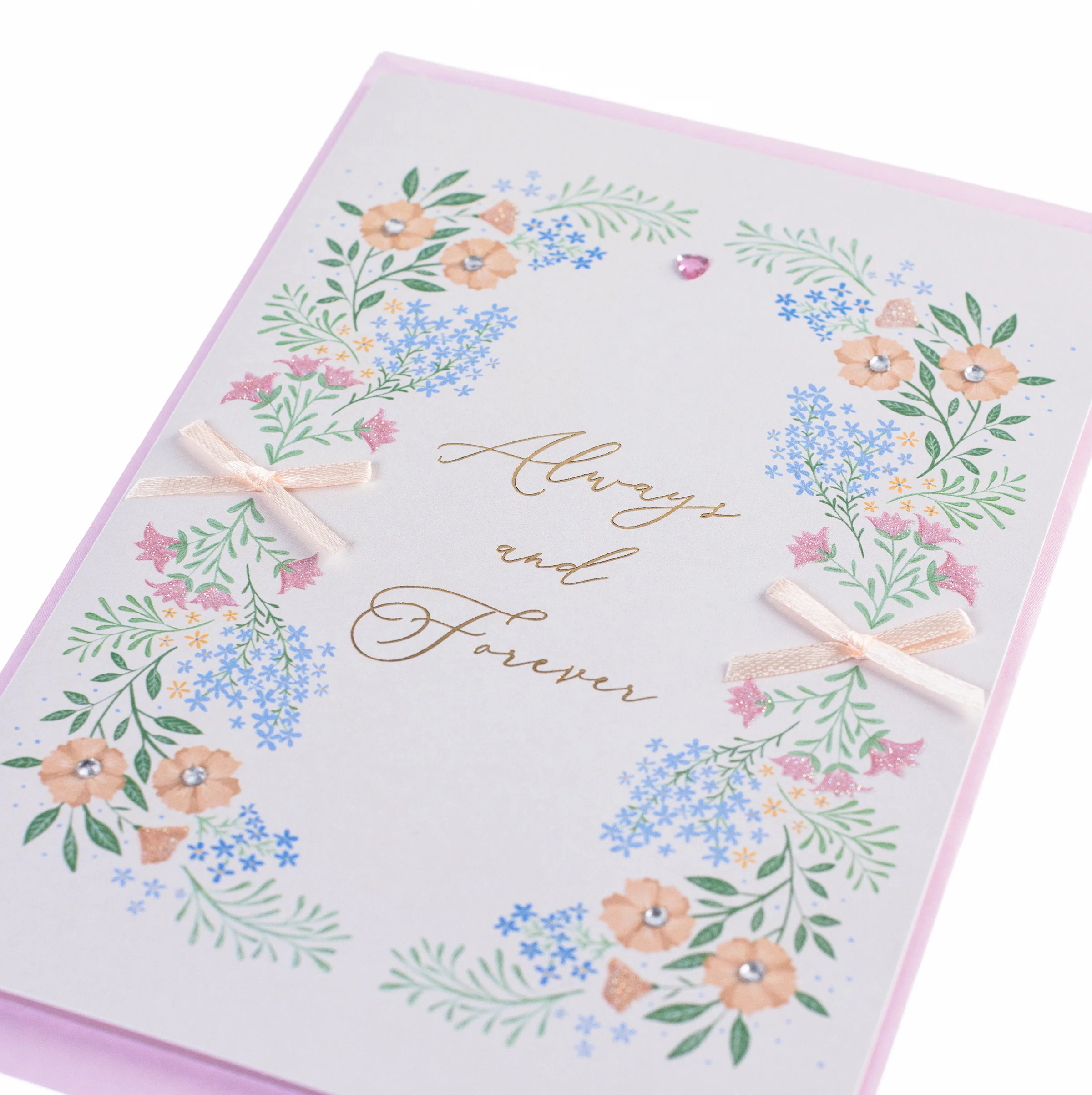 Always & Forever Wedding Handmade Card - Image 3
