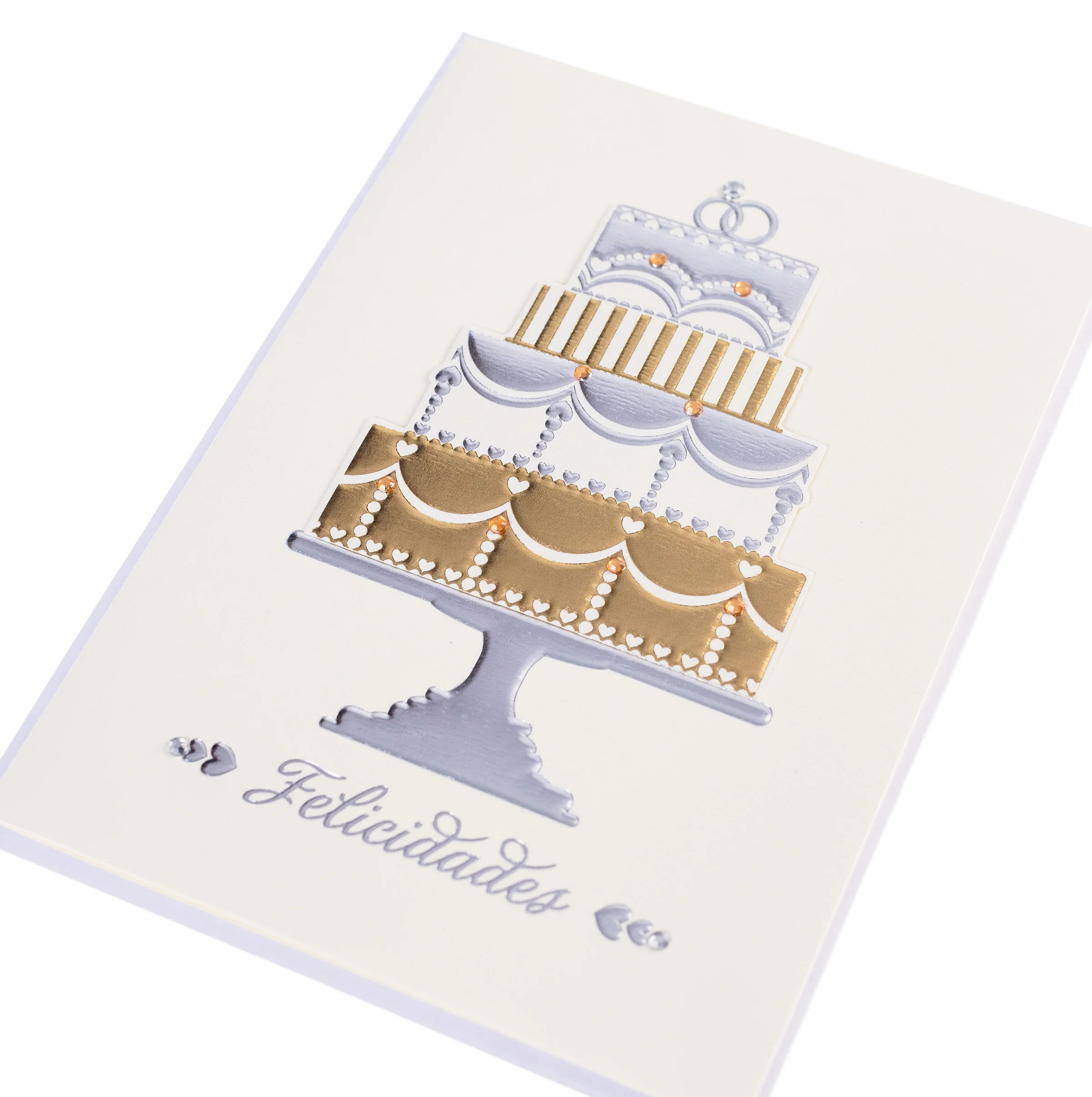 Cake Spanish Wedding Handmade Card - Image 3