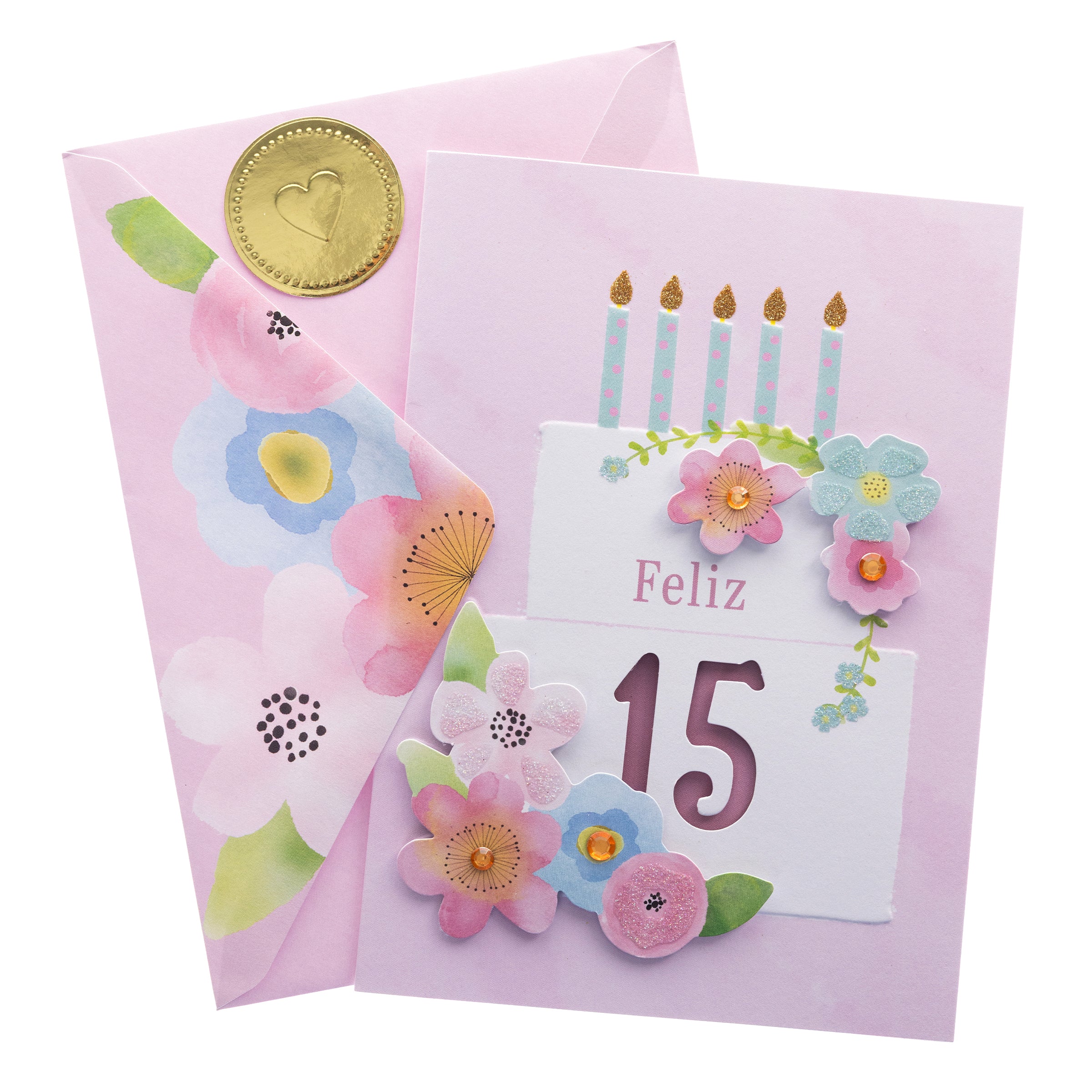 Floral Cake Handmade Card