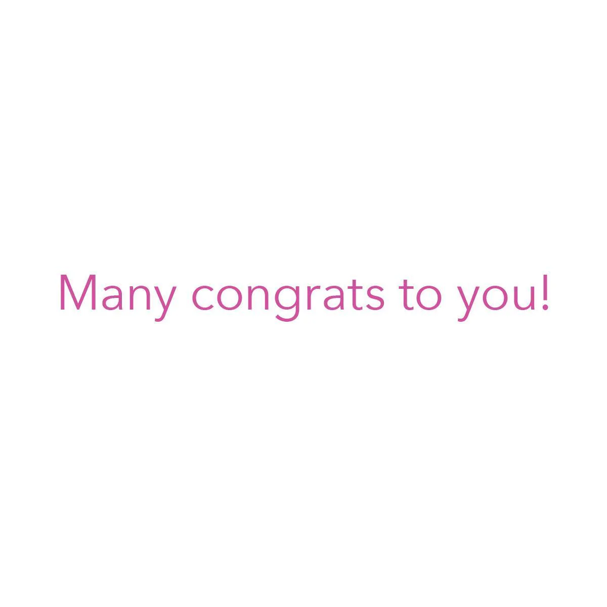 Yay Shaker Congratulations Handmade Card - Image 2
