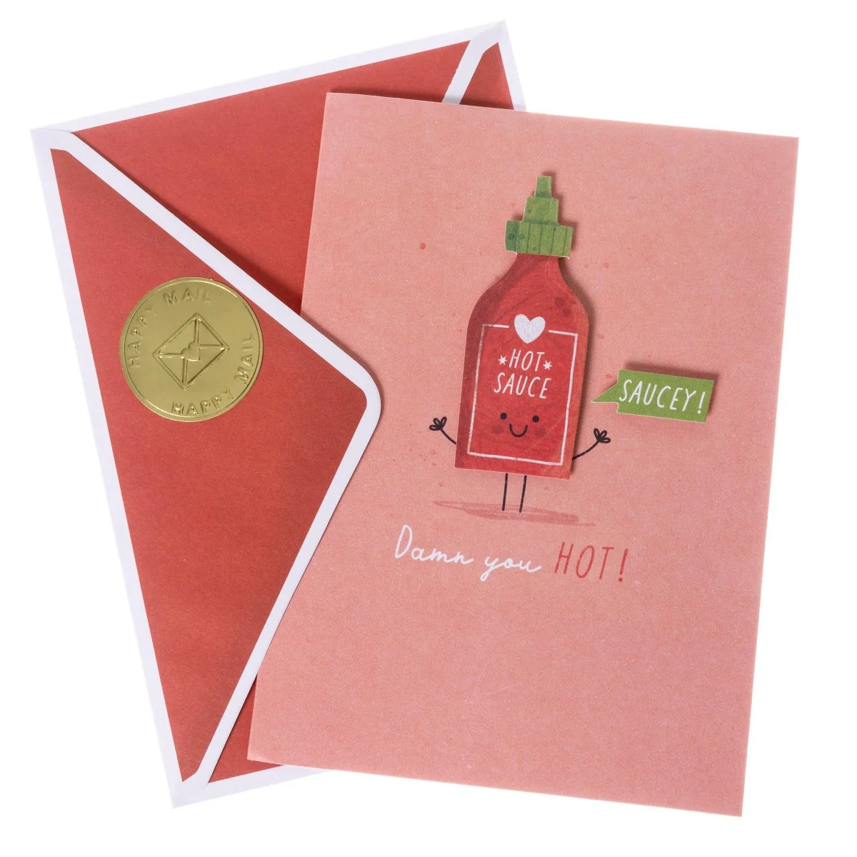 Damn You Hot! Valentine's Day Handmade Card - Image 5