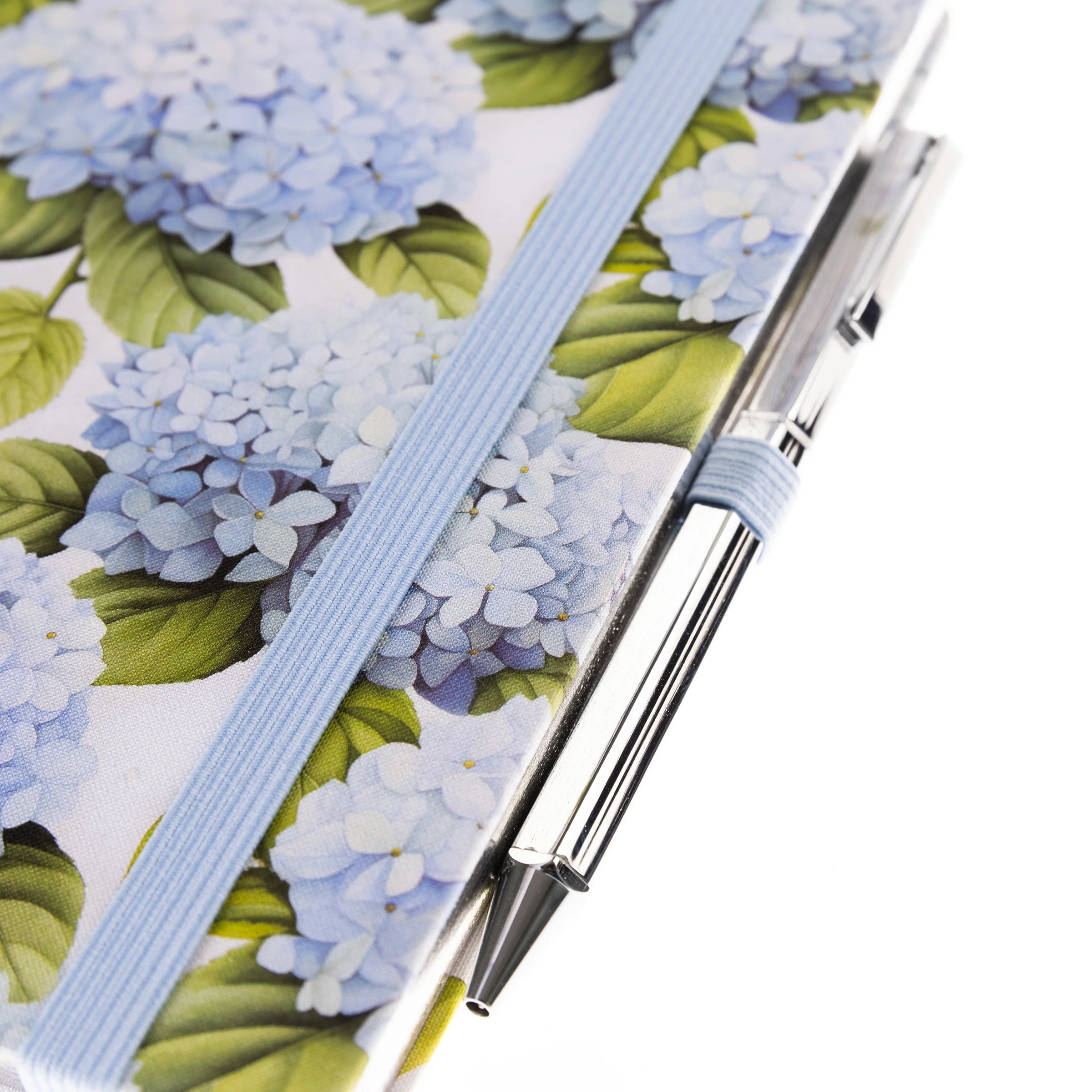 La Petite Presse Hortensia Fabric-Bound Journal with Pen - Image 5