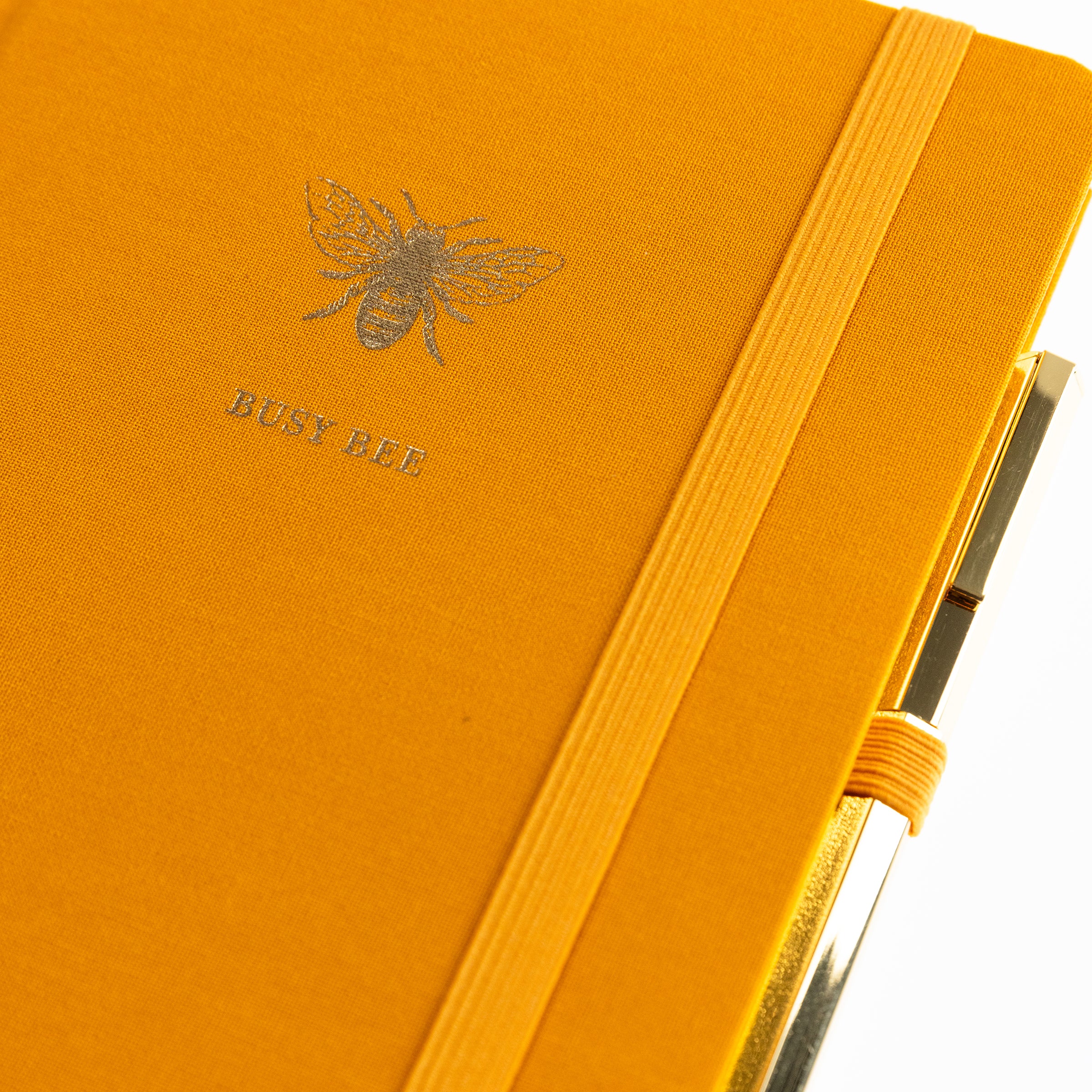 La Petite Presse Bee Fabric-Bound Journal with Pen - Image 3