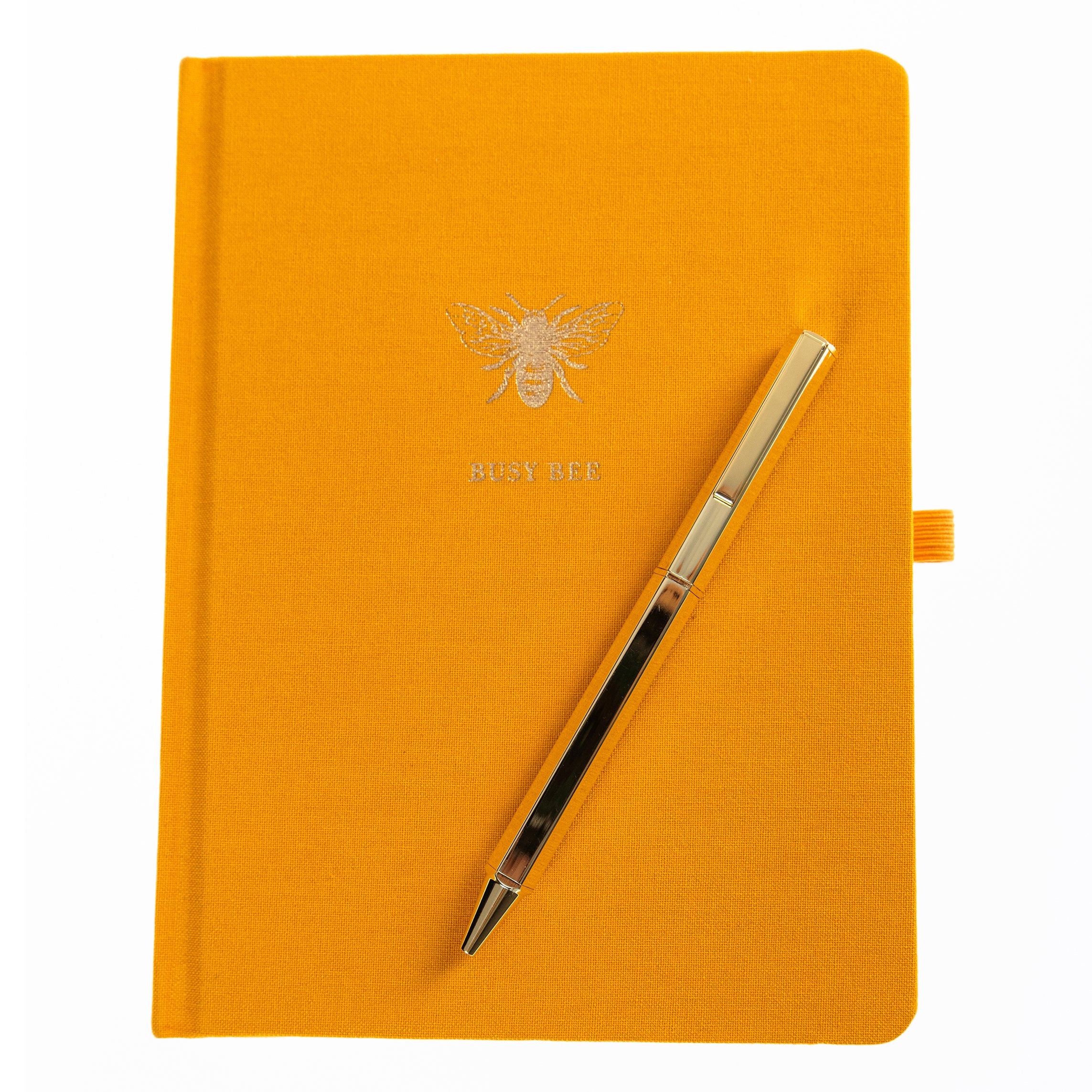 La Petite Presse Bee Fabric-Bound Journal with Pen - Image 5