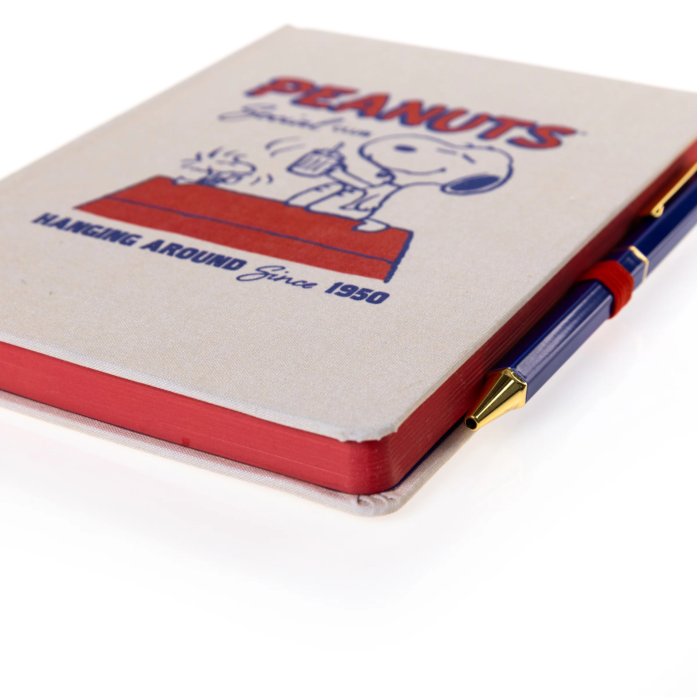 Peanuts® 75th Anniversary Fabric-Bound Journal with Pen - Image 5