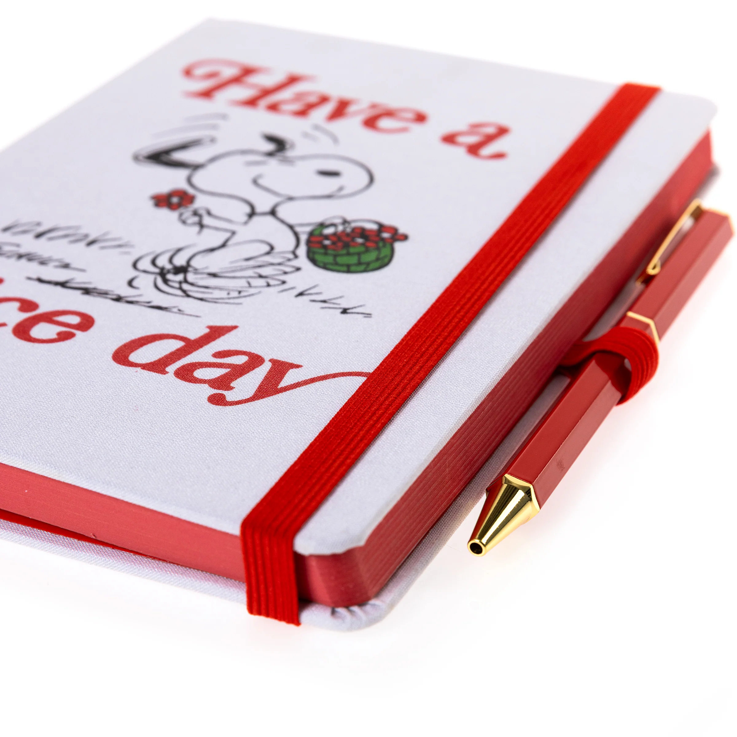 Peanuts® 75th Anniversary Fabric-Bound Journal with Pen - Image 5