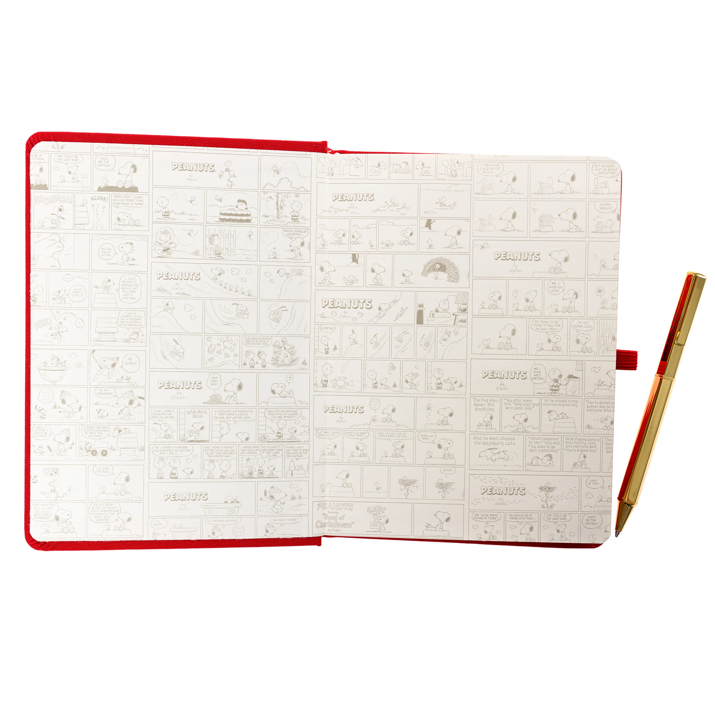 Peanuts® Fabric-Bound Journal with Pen - Image 5