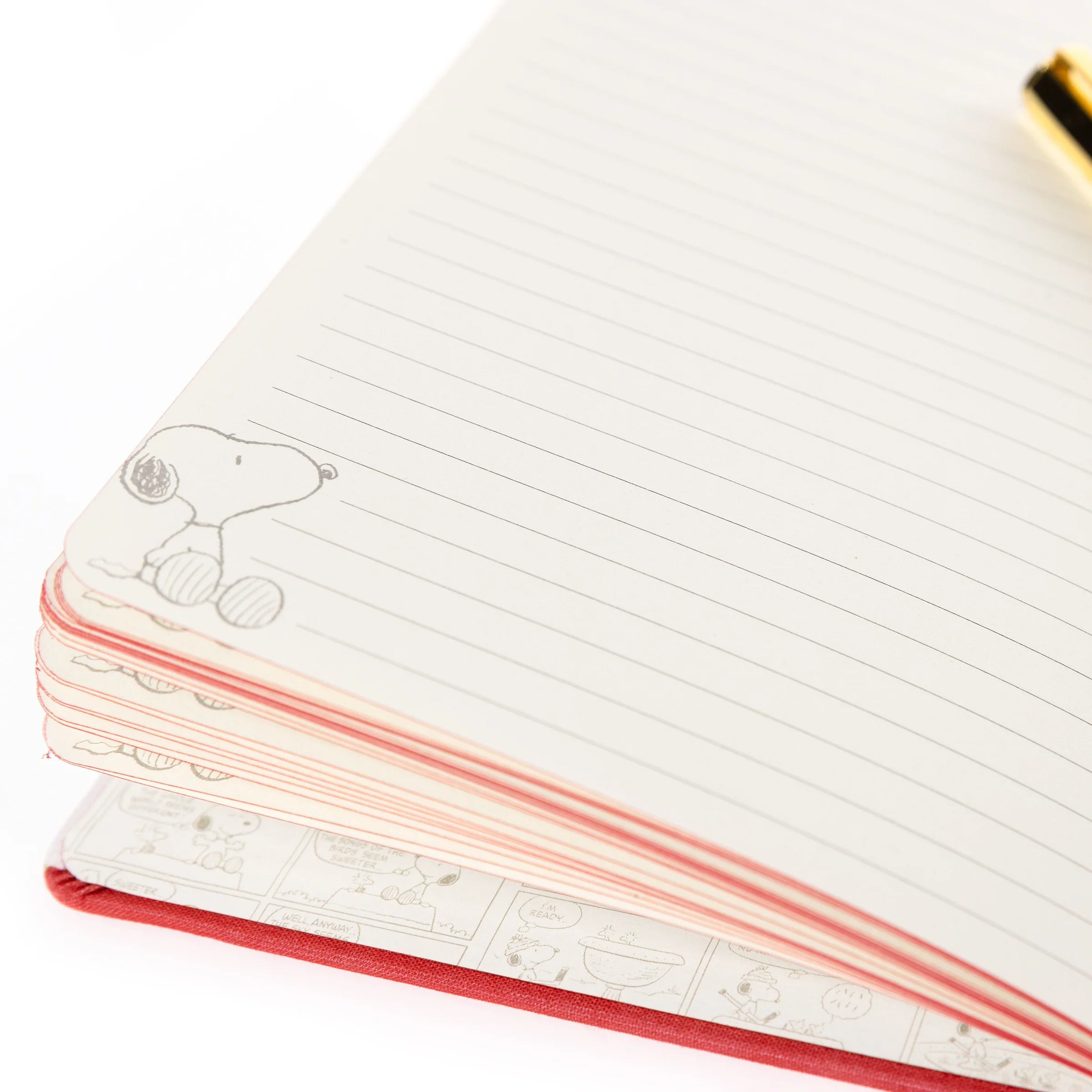 Peanuts® Fabric-Bound Journal with Pen - Image 6