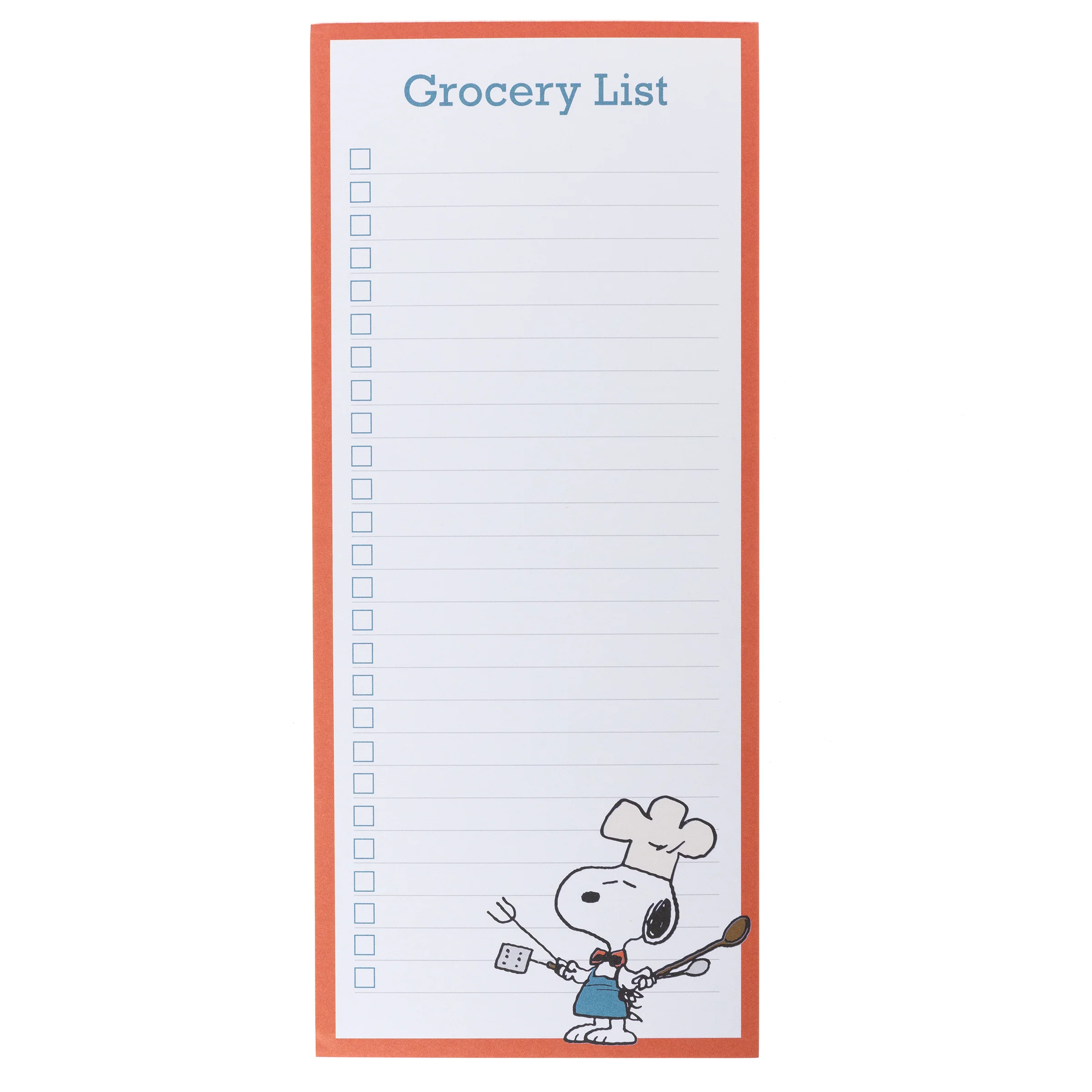 Peanuts® Chef List Pad