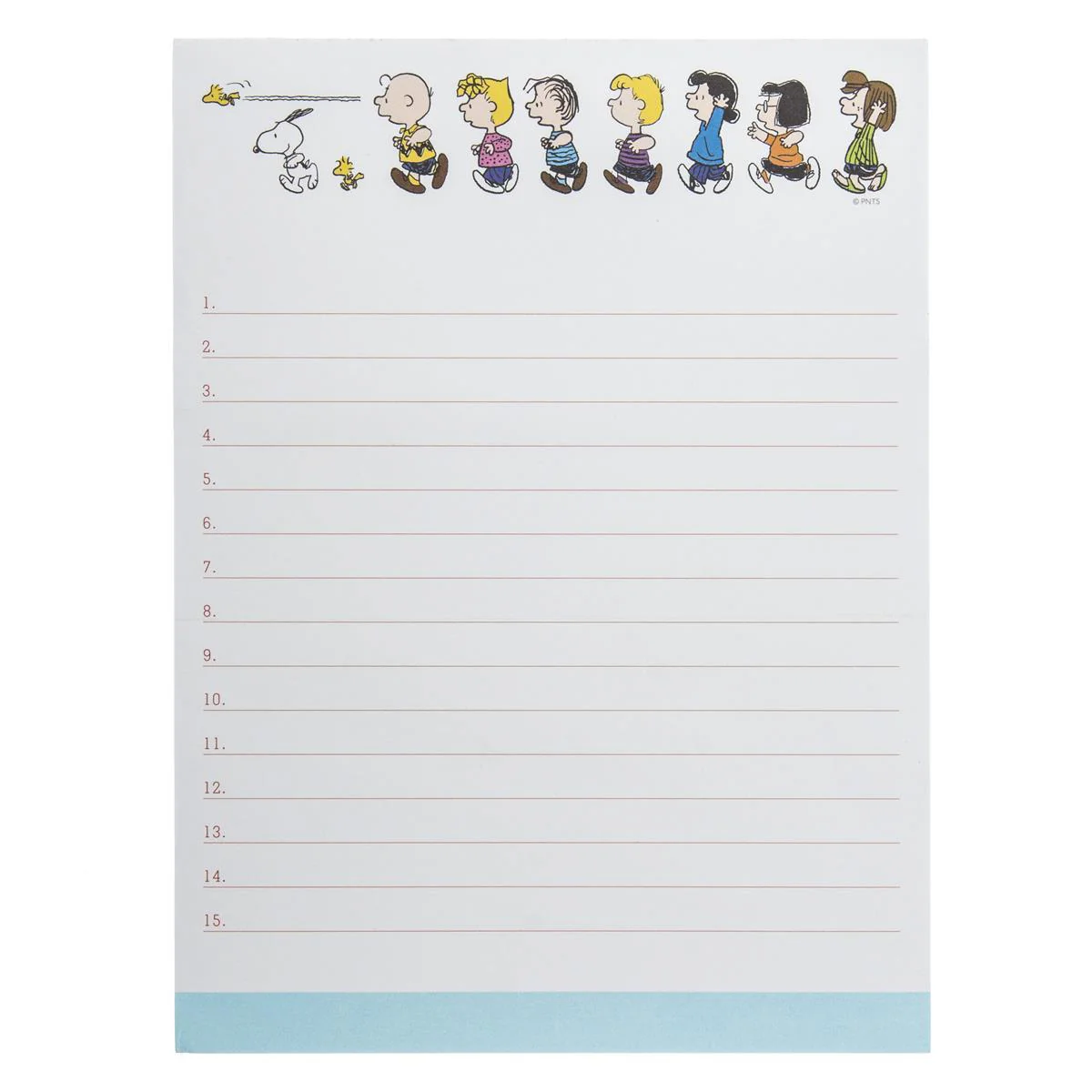 Peanuts® Run Large Notepad