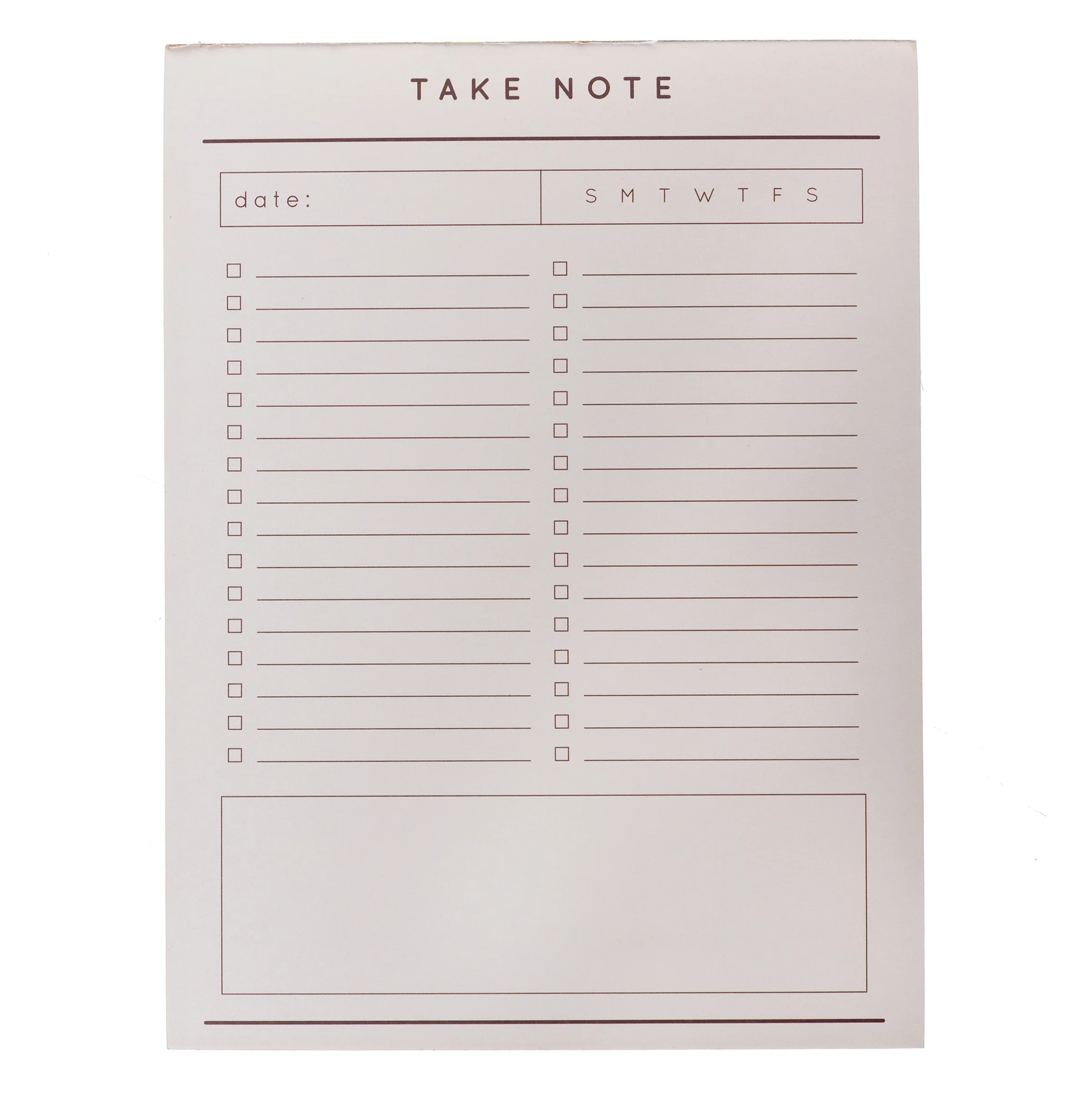 Simple Large Notepad