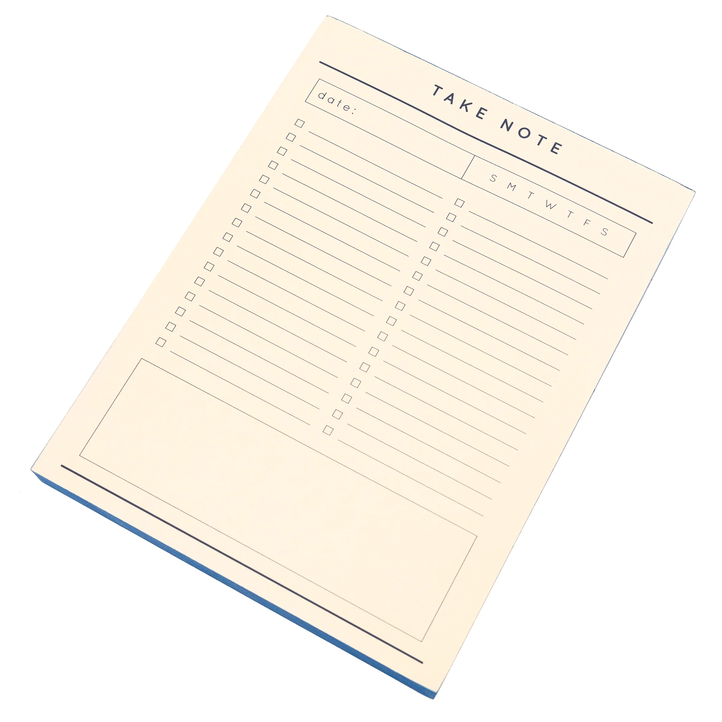 Modern Cobalt Large Notepad - Image 2