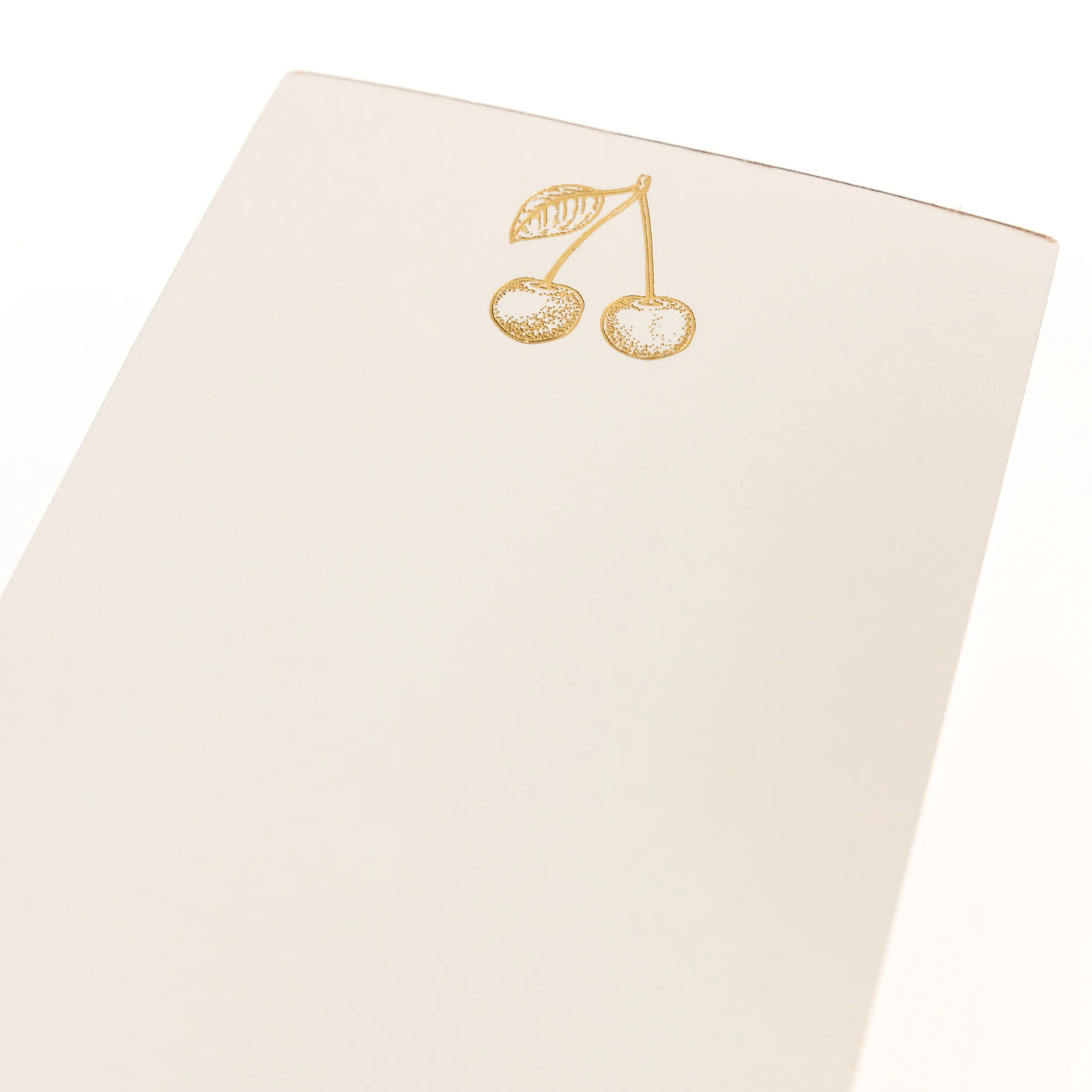La Petite Presse Cherries Gilded Desktop Notepad - Image 3