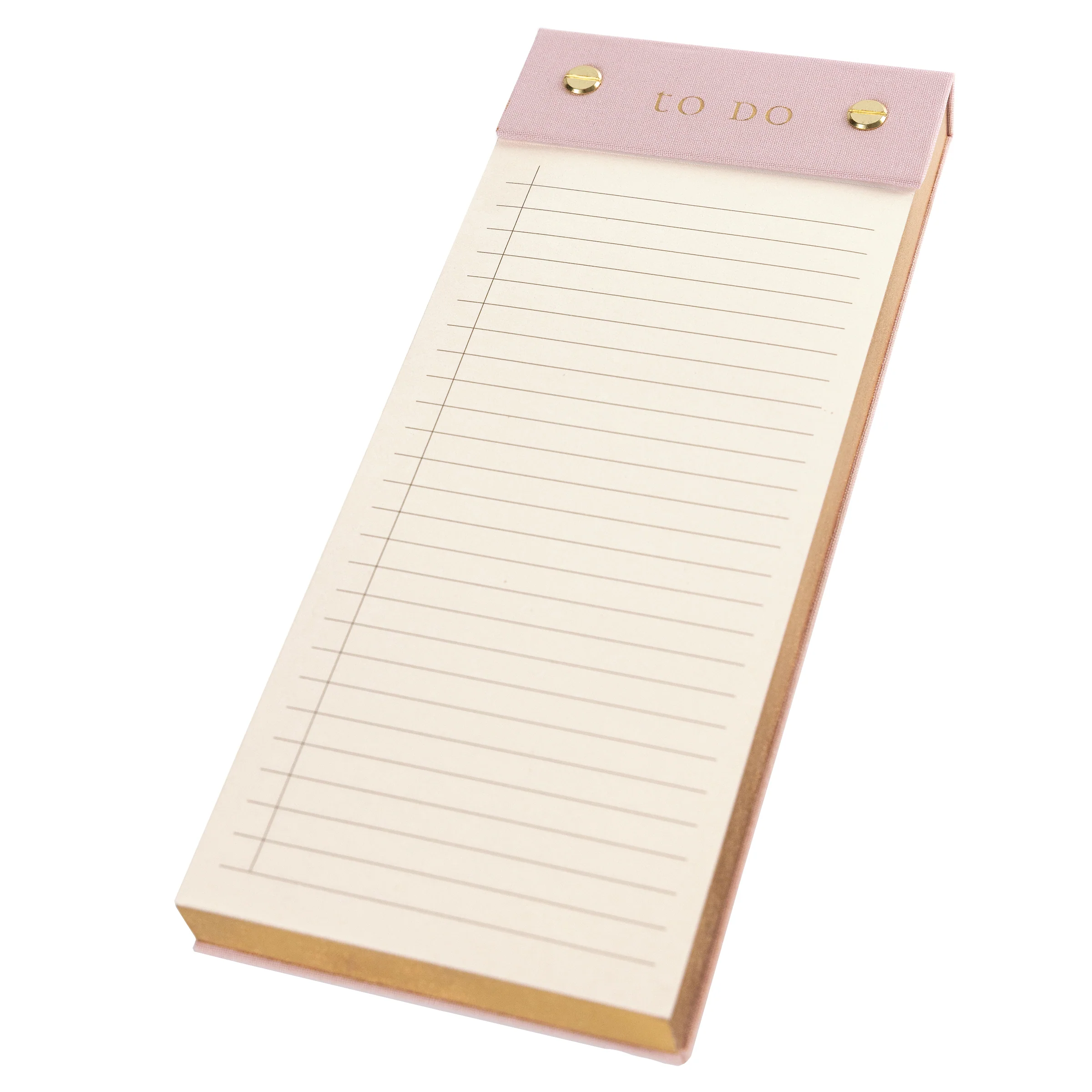Blush Fabric-Bound Desktop Notepad - Image 3