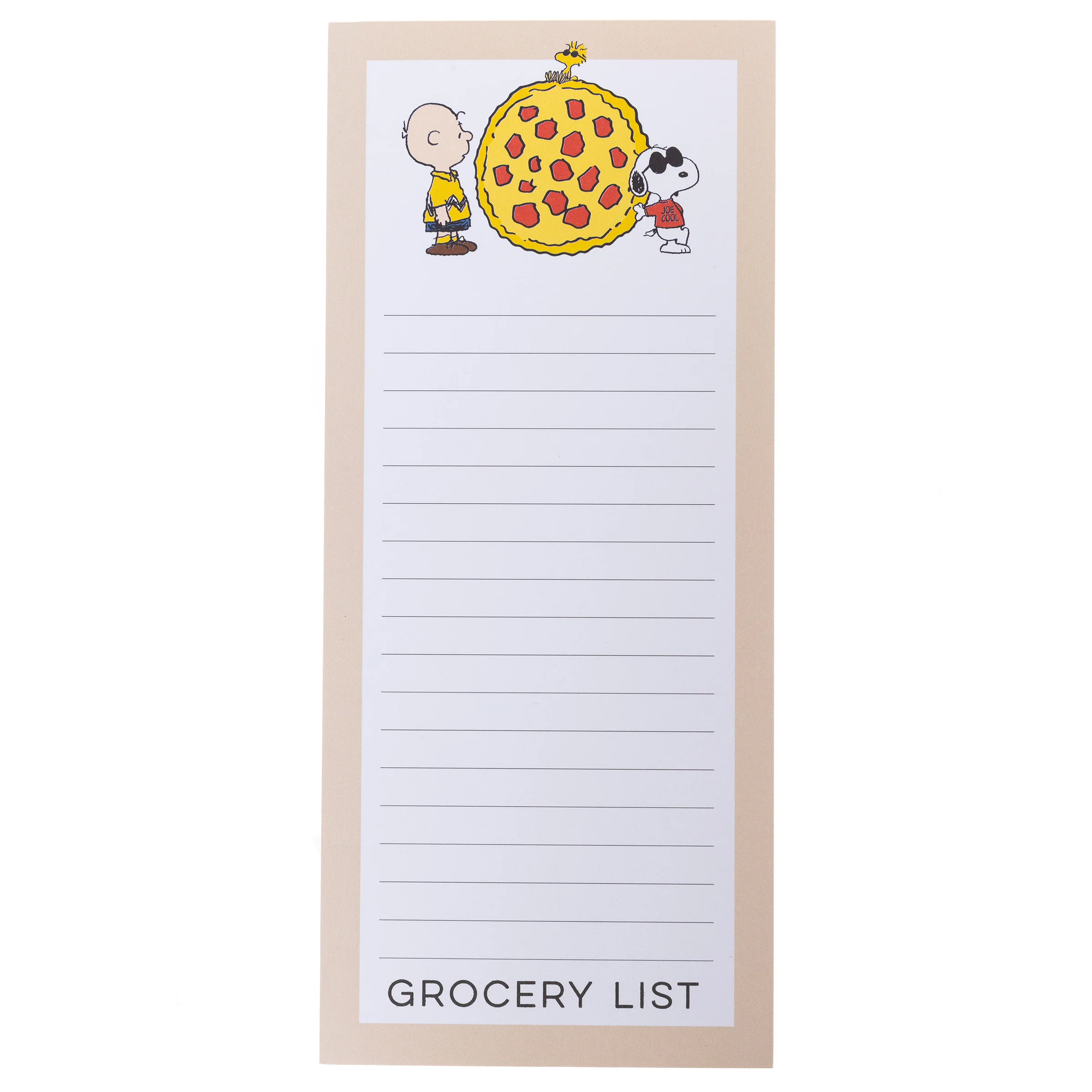 Peanuts® Pizza List Pad