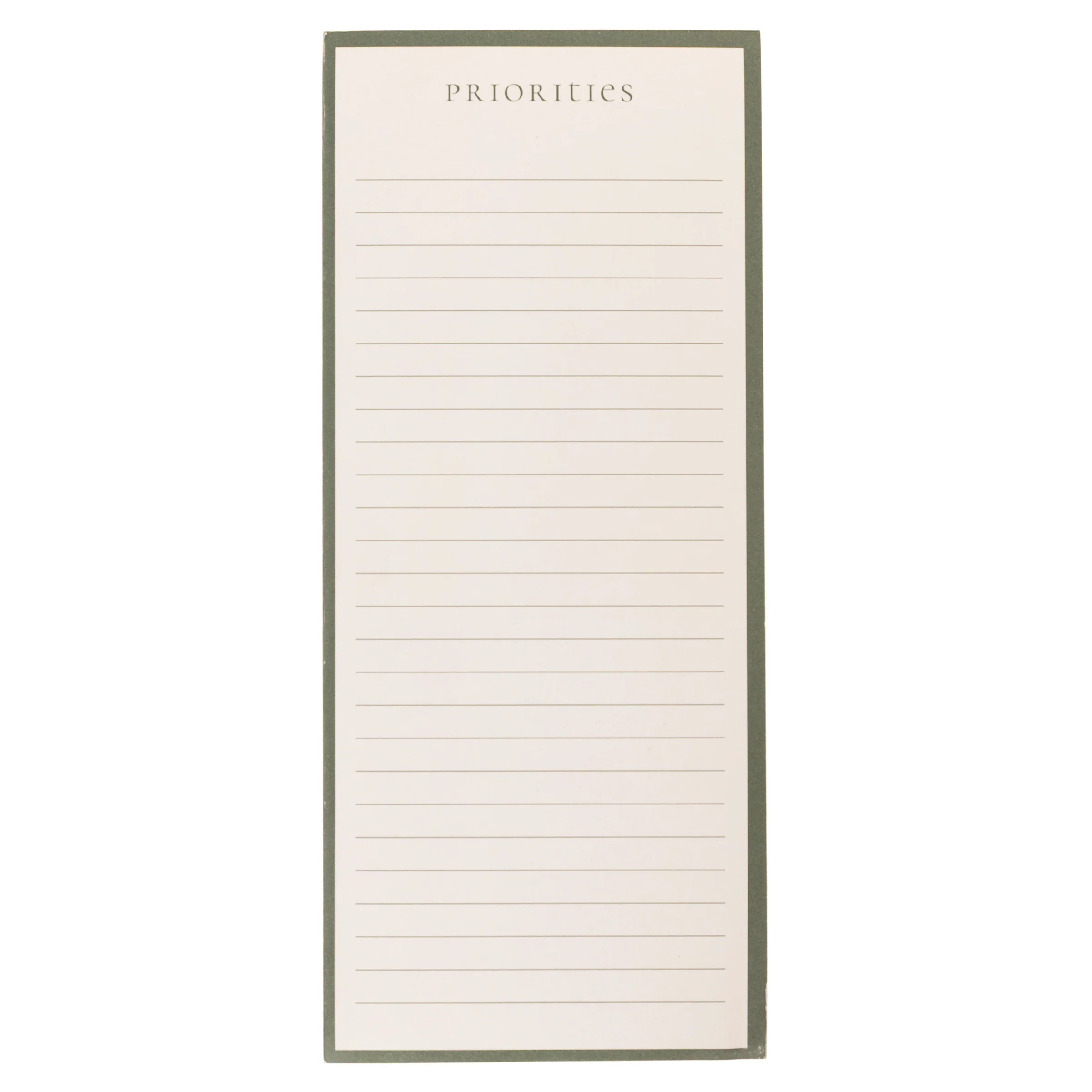 Green  List Pad