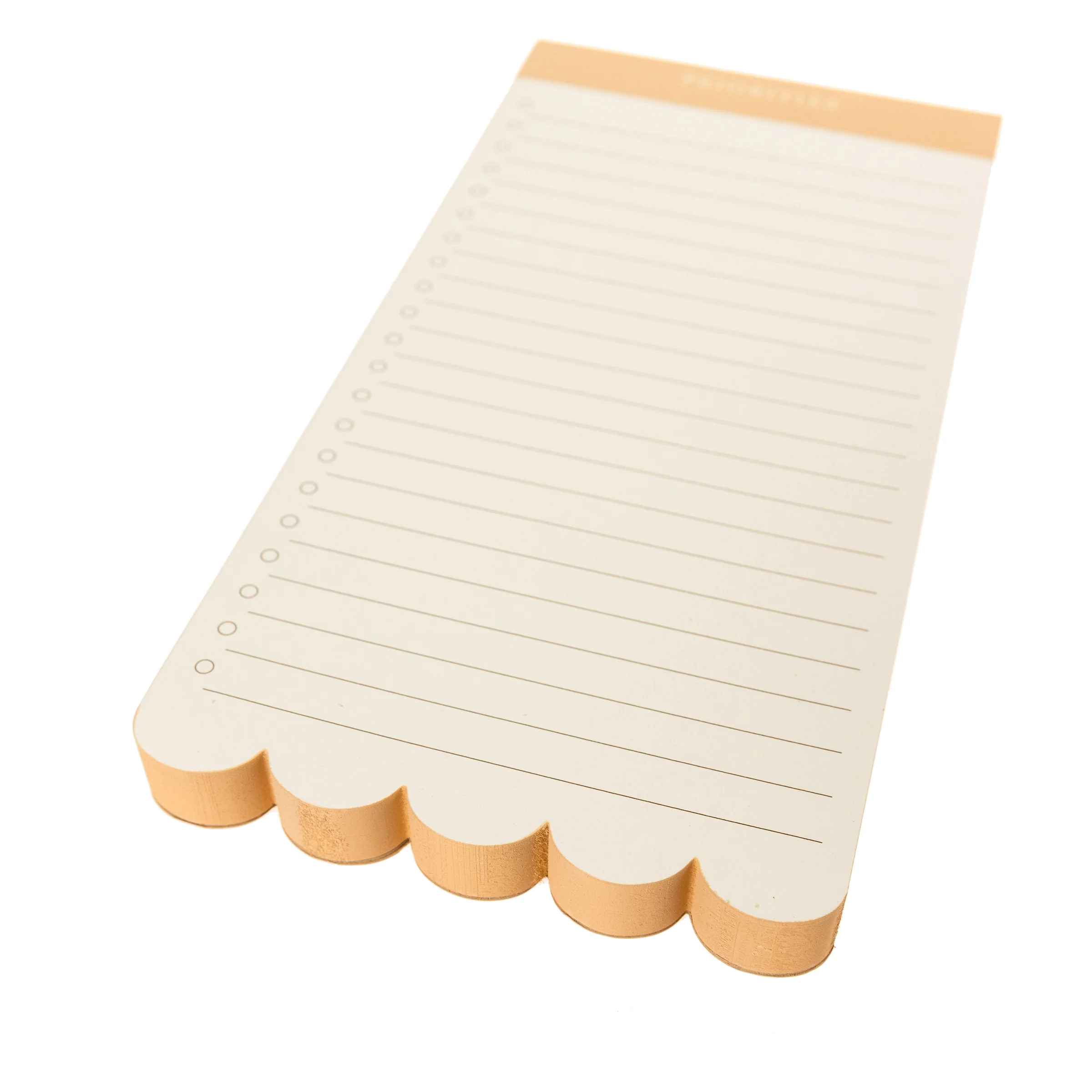 Taupe Scallop List Pad - Image 3
