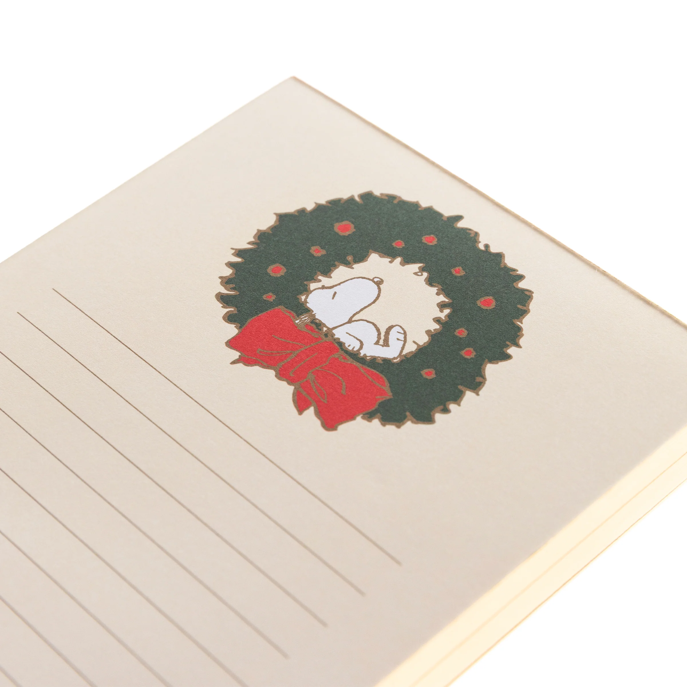 Peanuts® Wreath Holiday List Pad - Image 2