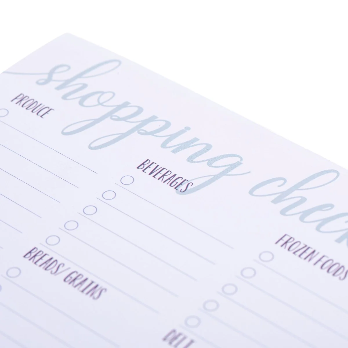 Shopping Checklist Magnetic Large Notepad - Image 2