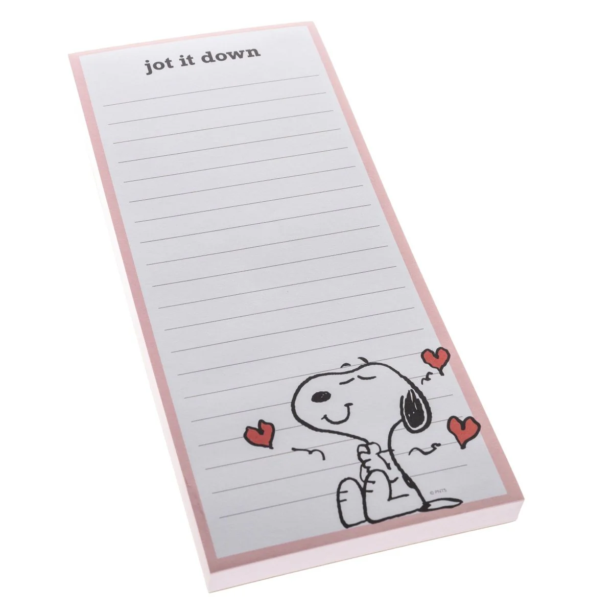 Peanuts® Snoopy Hearts Magnetic Notepad - Image 4