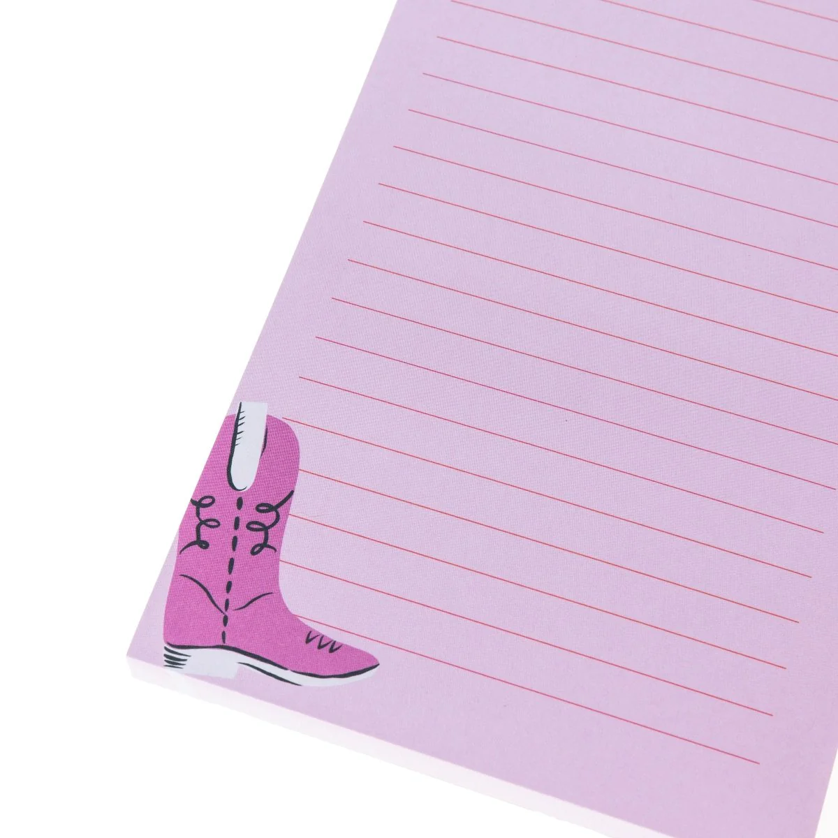 Howdy Cowboy Boots Magnetic Notepad - Image 3