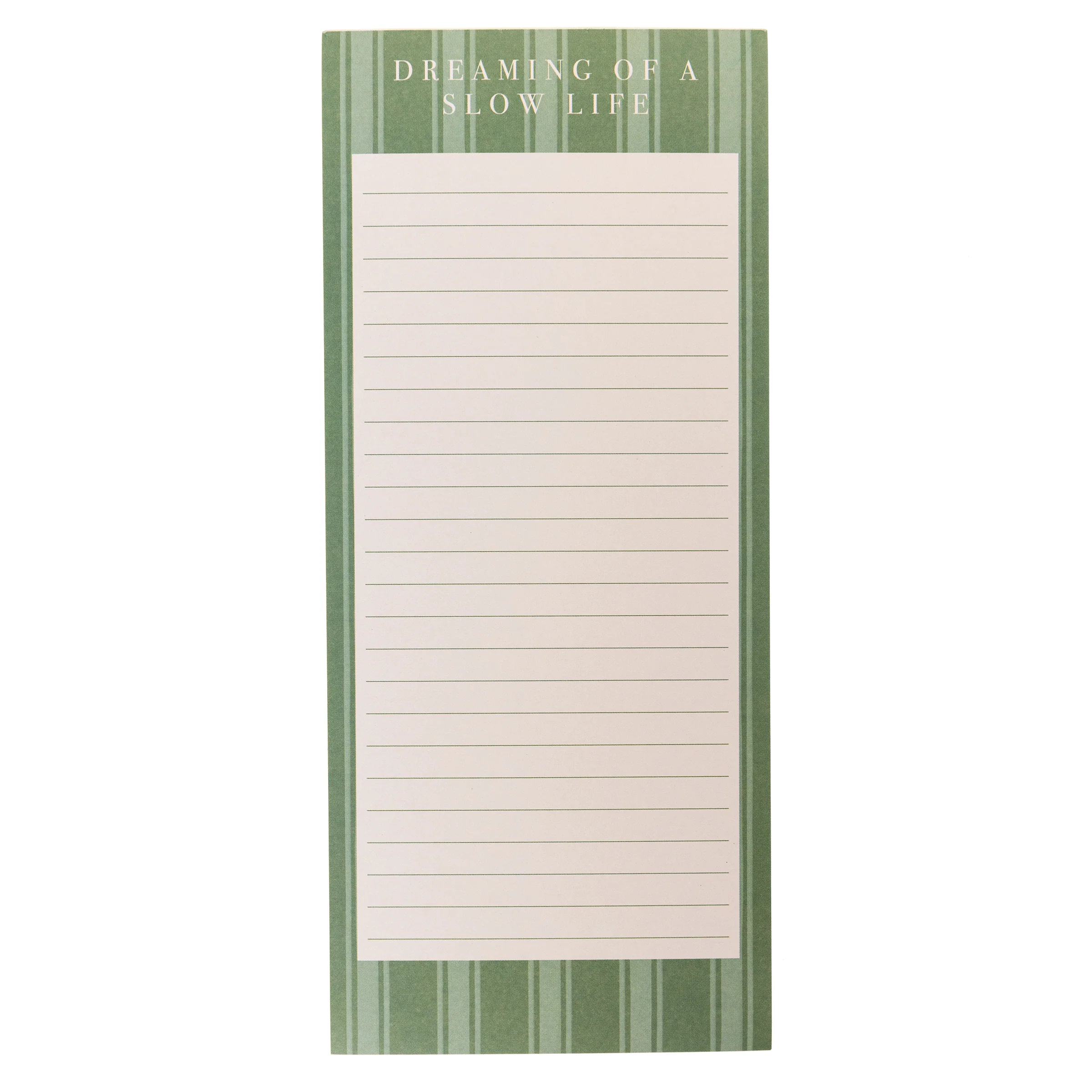 Cottage Stripe Magnetic Notepad