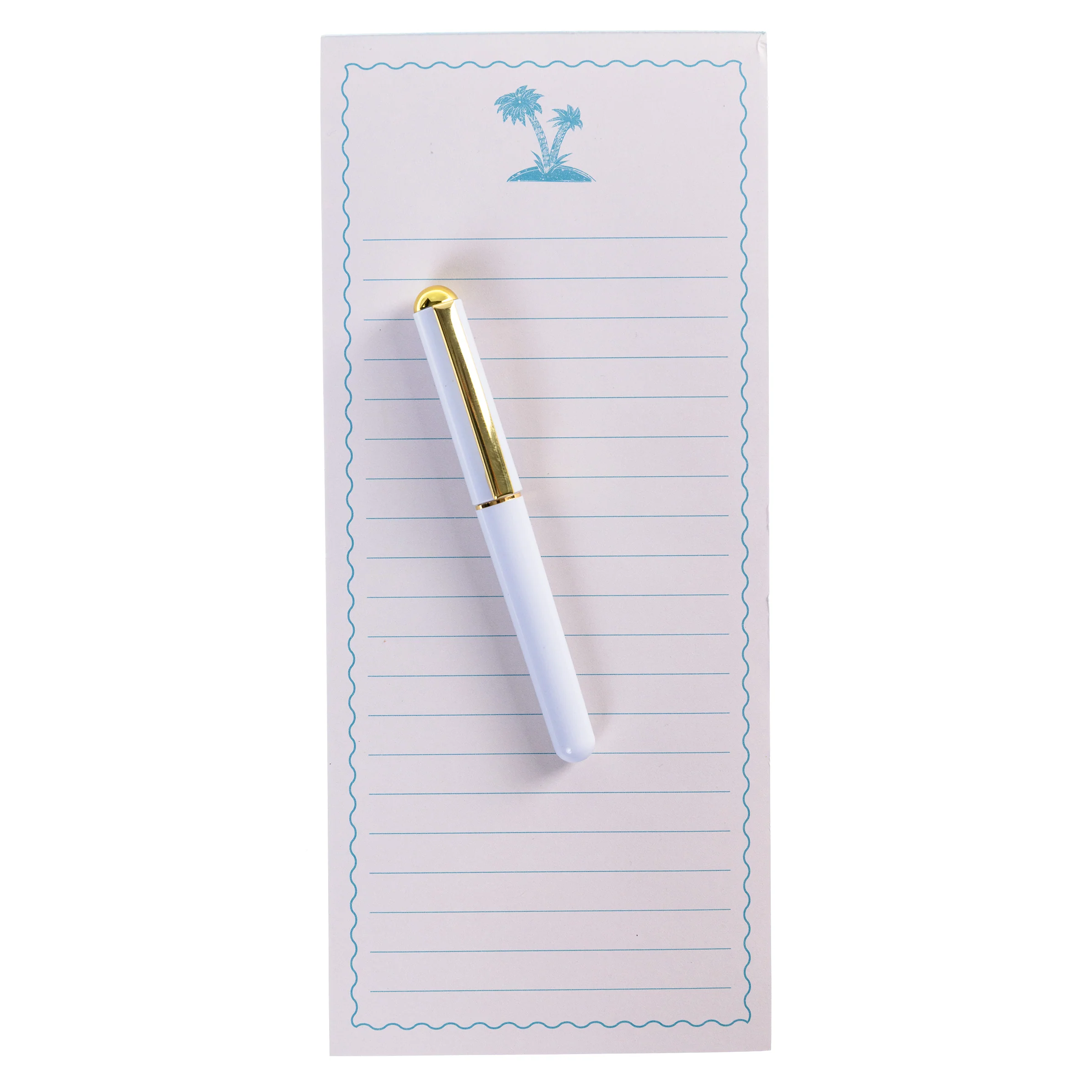 Palms Magnetic Notepad with Pen