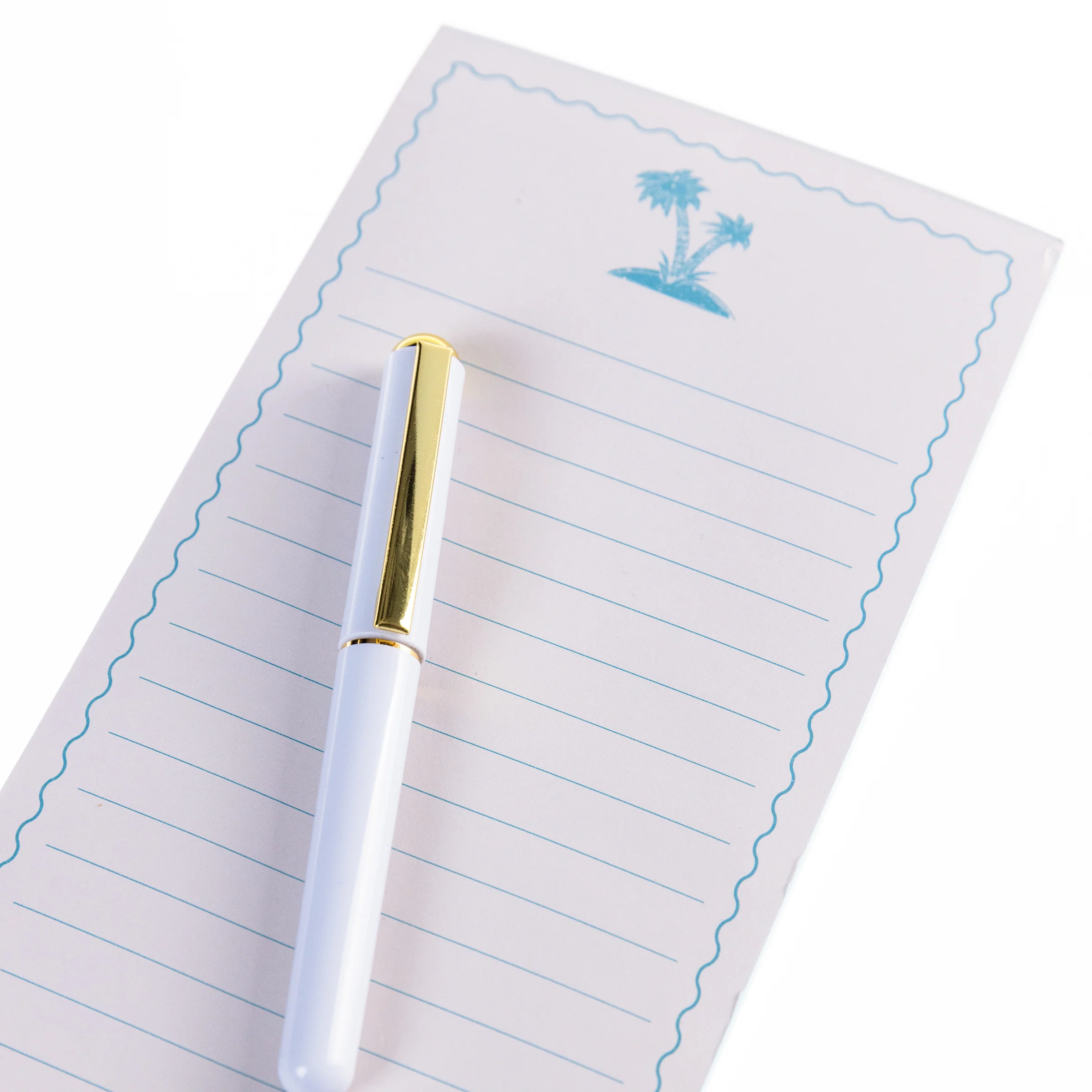 Palms Magnetic Notepad with Pen - Image 3