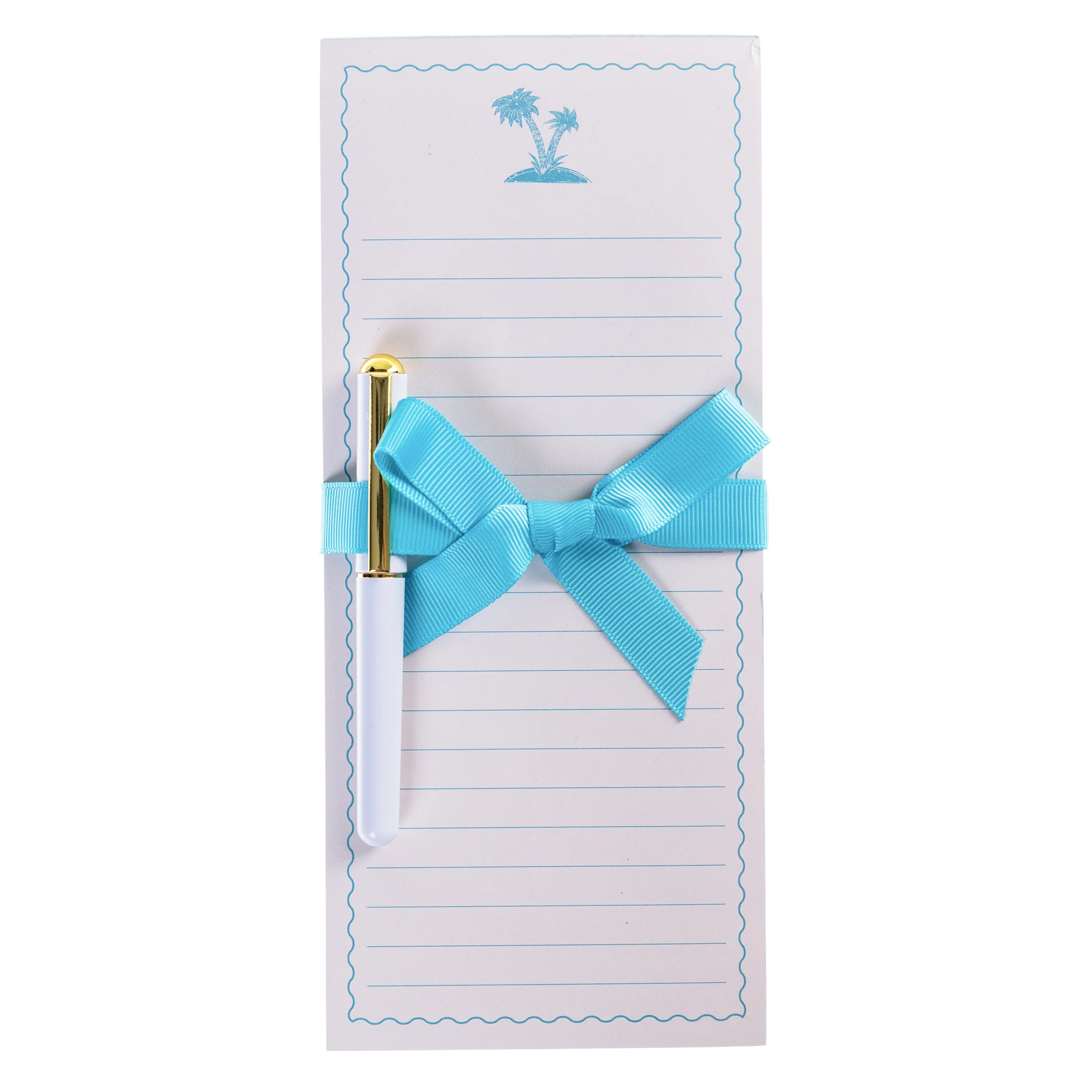 Palms Magnetic Notepad with Pen - Image 4