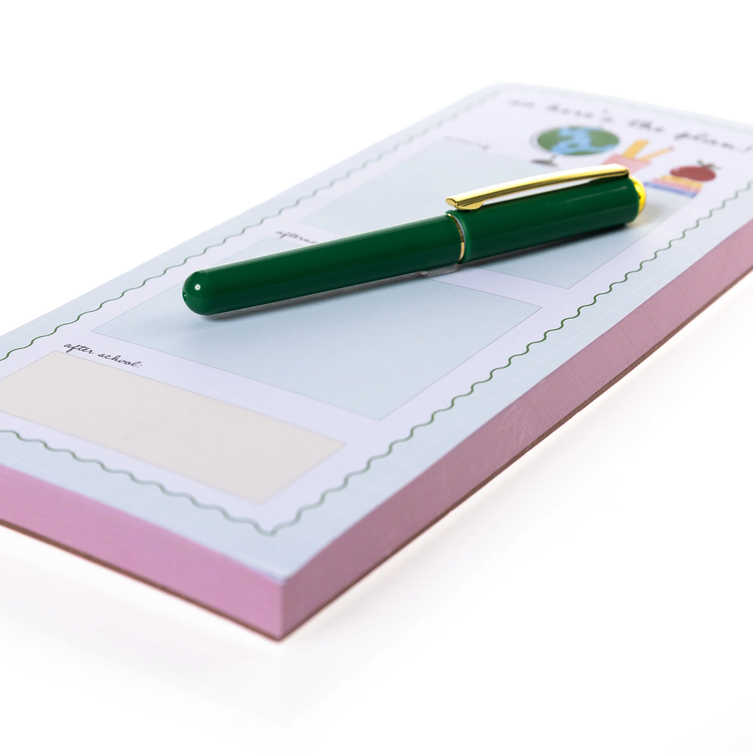 Classroom Icons Magnetic Notepad with Pen - Image 5