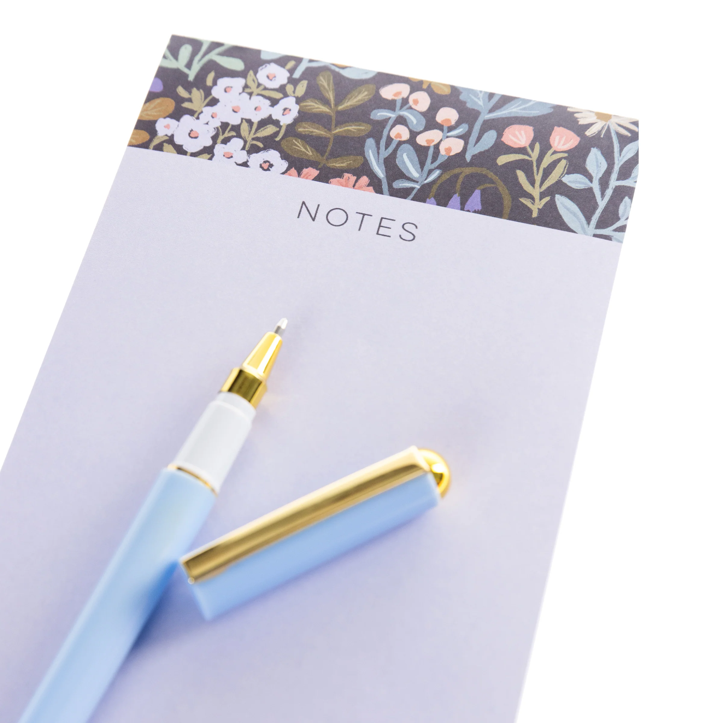 Floral Magnetic Notepad with Pen - Image 3