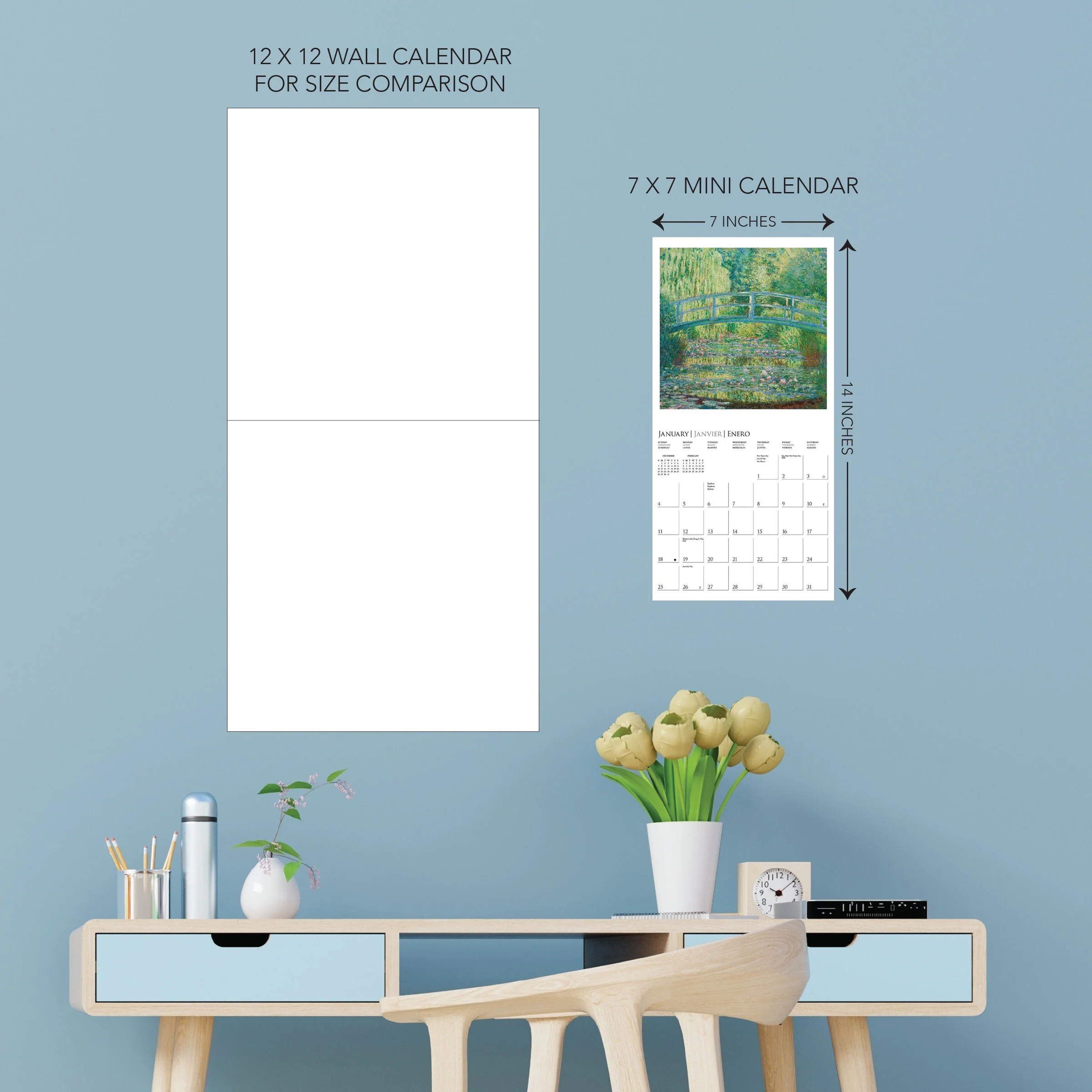 Monet Mini Calendar - Image 5