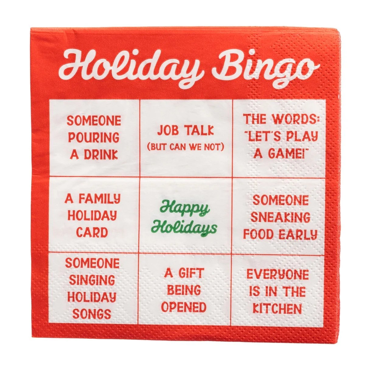 Bingo Holiday Cocktail Napkins - Image 2