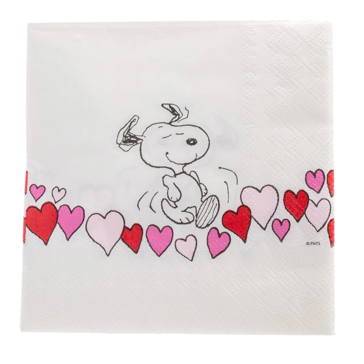 Peanuts® Snoopy Hearts Cocktail Napkins - Image 3