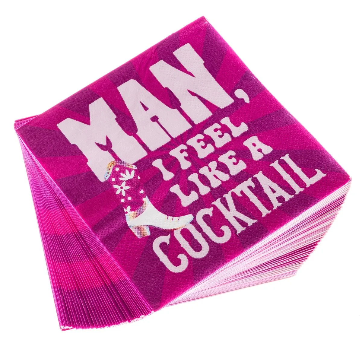 Man I Feel Like a Cocktail Cocktail Napkins - Image 3