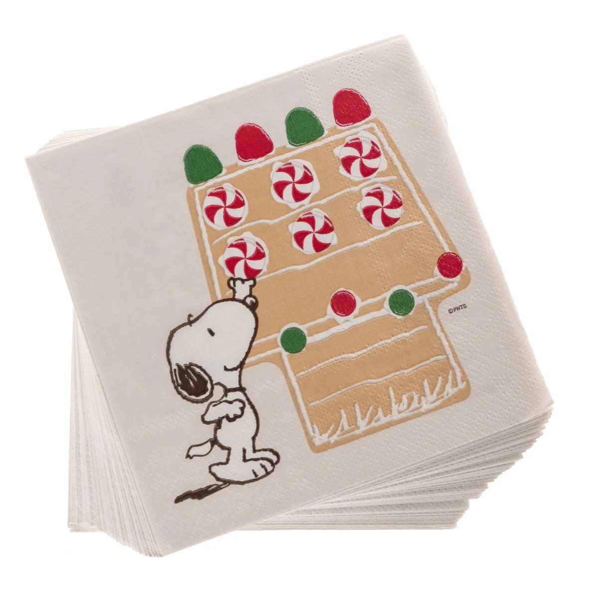 Peanuts® Gingerbread Holiday Cocktail Napkins - Image 3