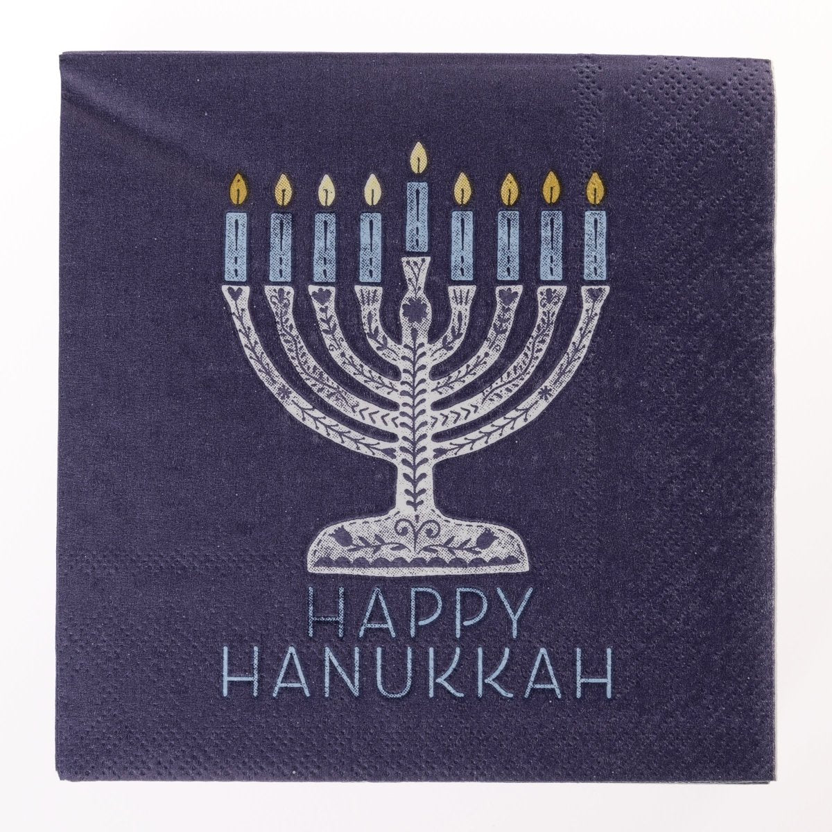 Hanukkah Menorah Holiday Cocktail Napkins - Image 2