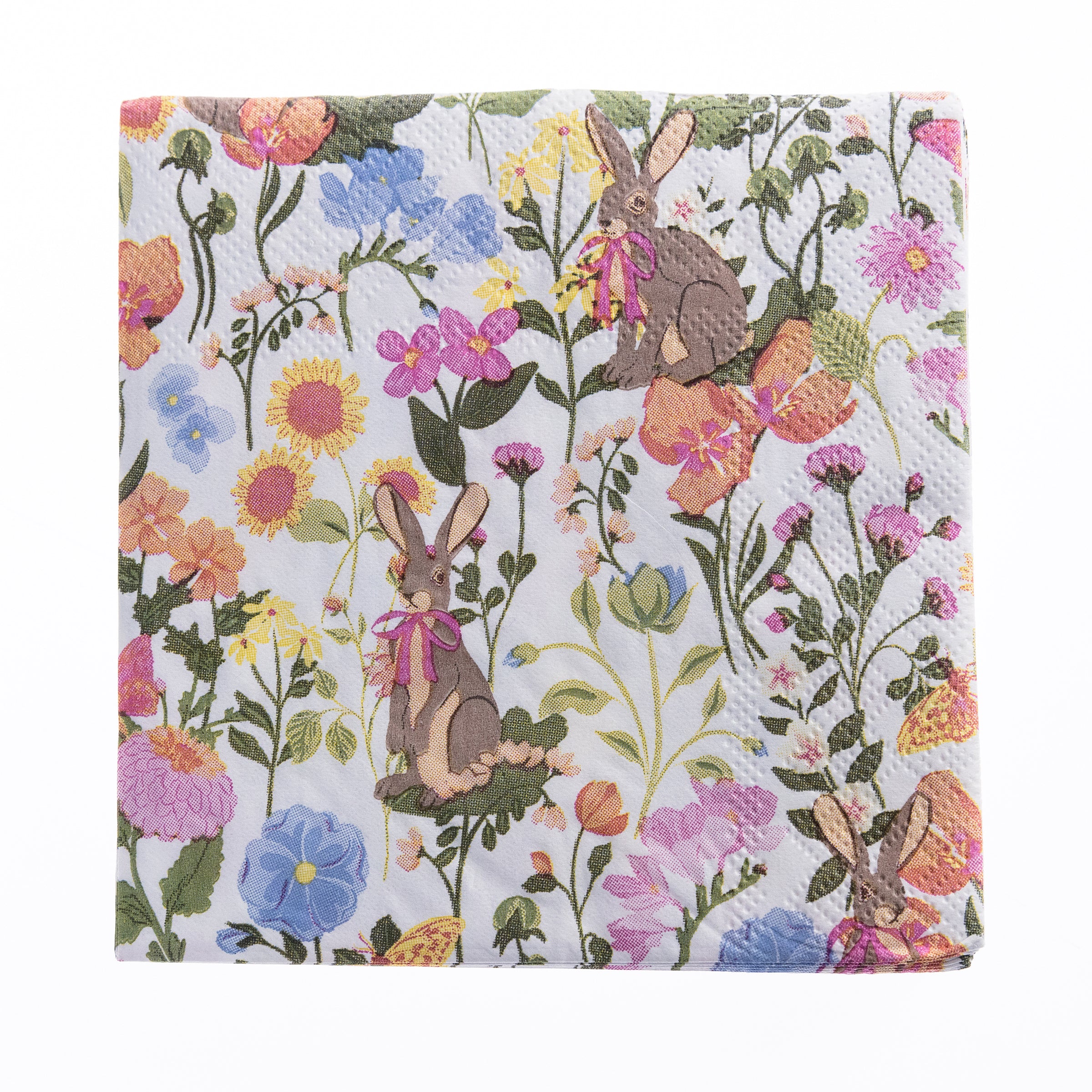 Bunnies and Bows Cocktail Napkins - Image 2