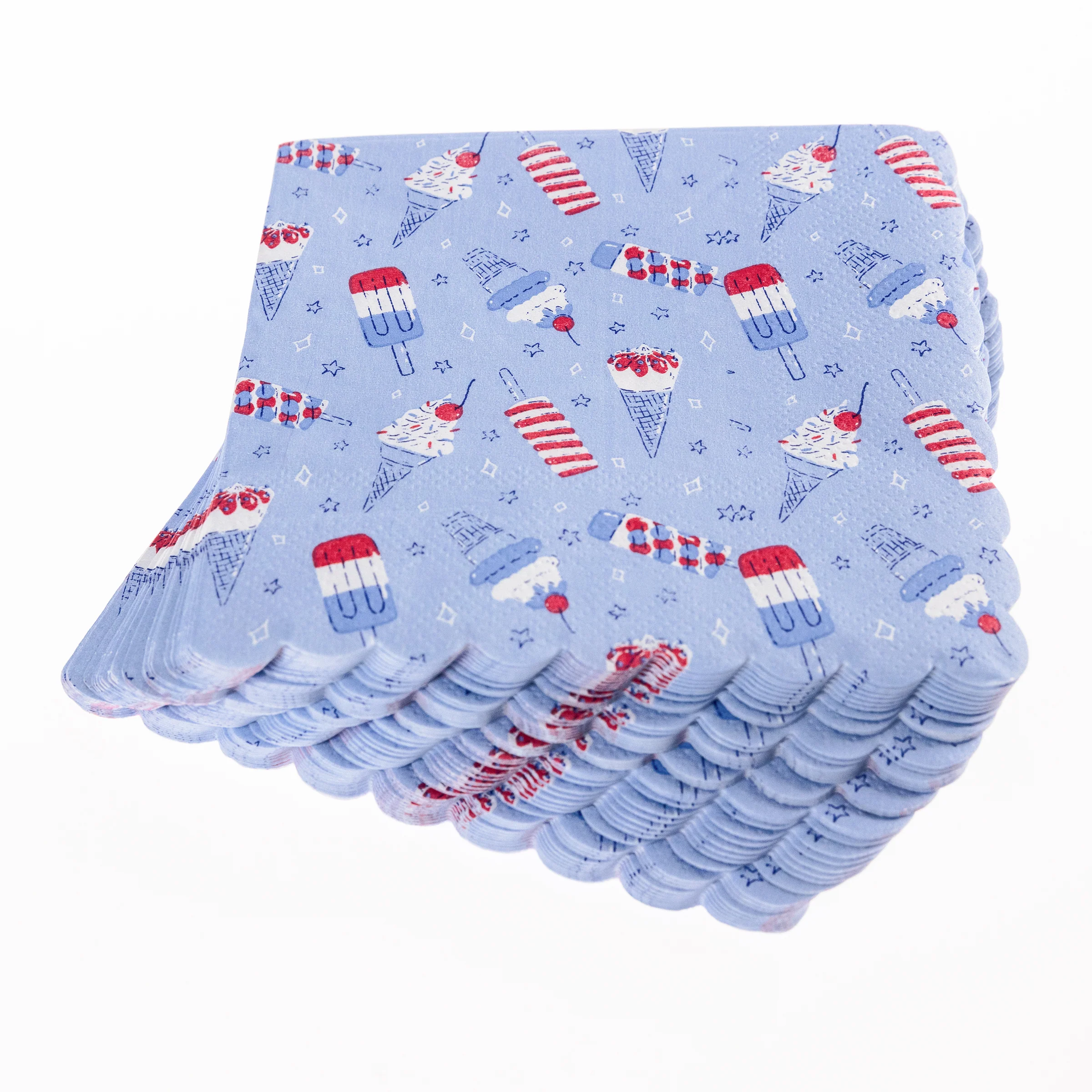 Patriotic Popsicles  Cocktail Napkins - Image 3