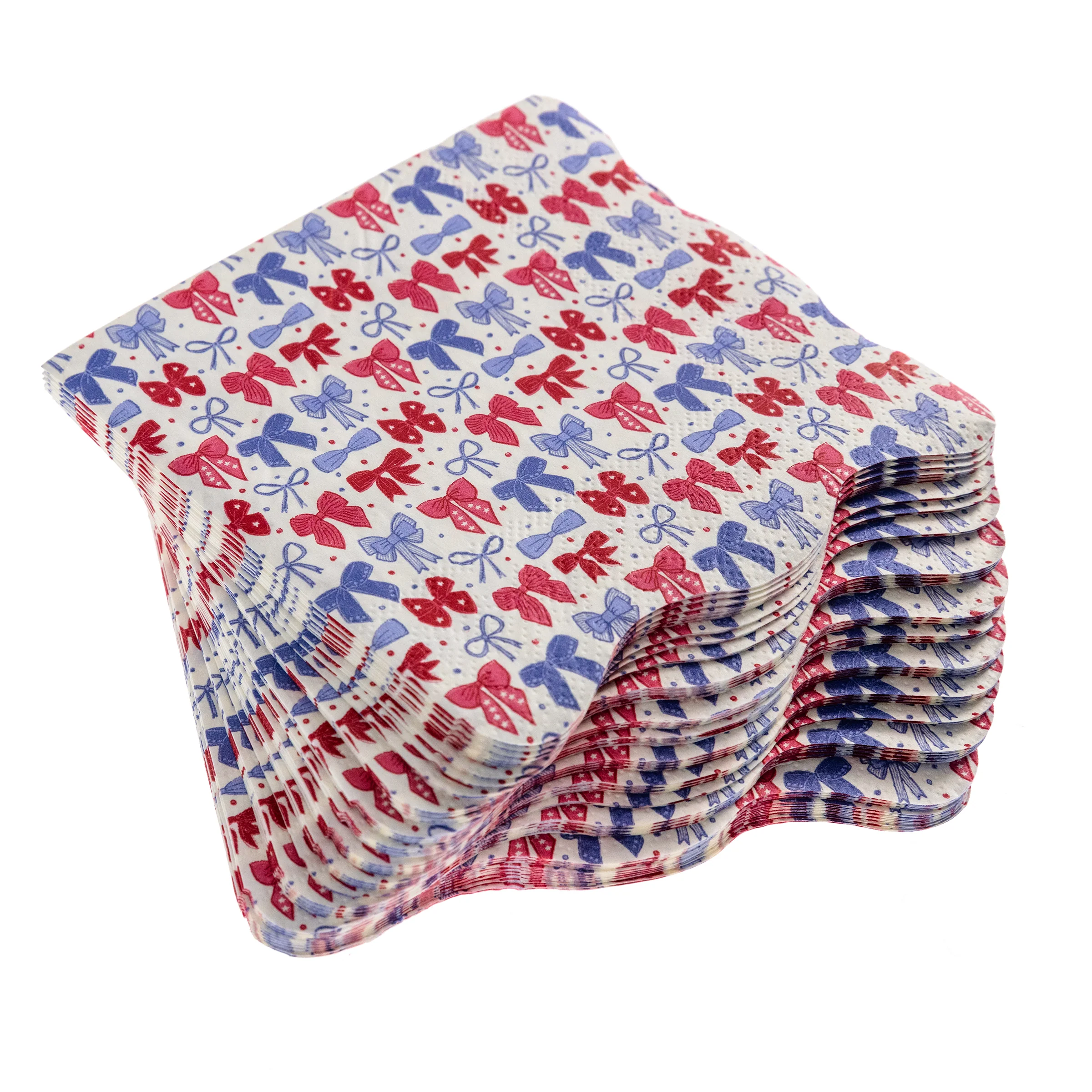 Americana Bows Cocktail Napkins - Image 3